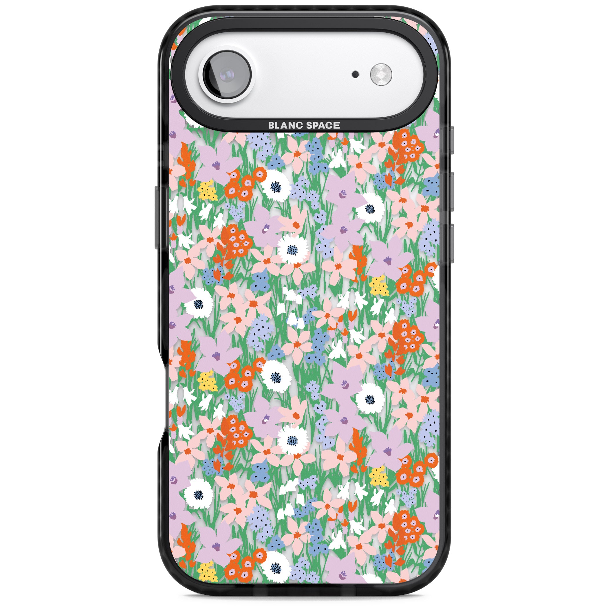 Floral Bloom Jazzy iPhone 17 Air Impact Black Phone Case