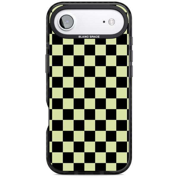 Black & Lime Check