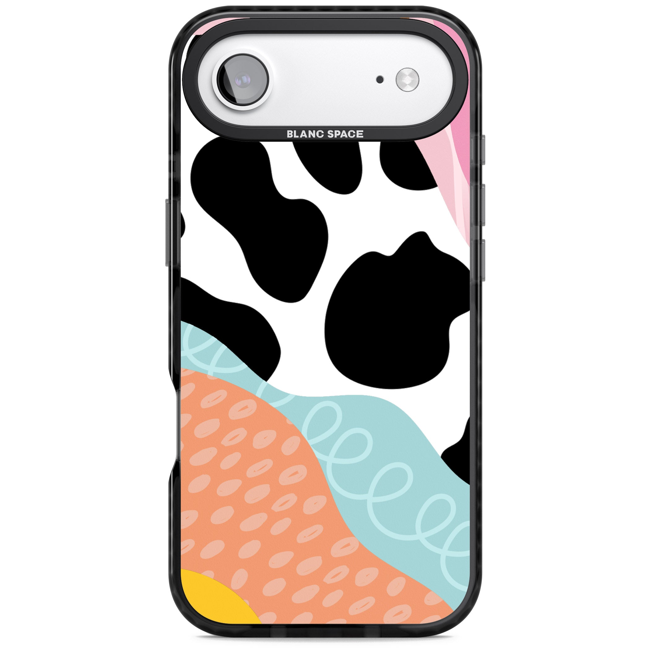 Abstract Elegance iPhone 17 Air Impact Black Phone Case