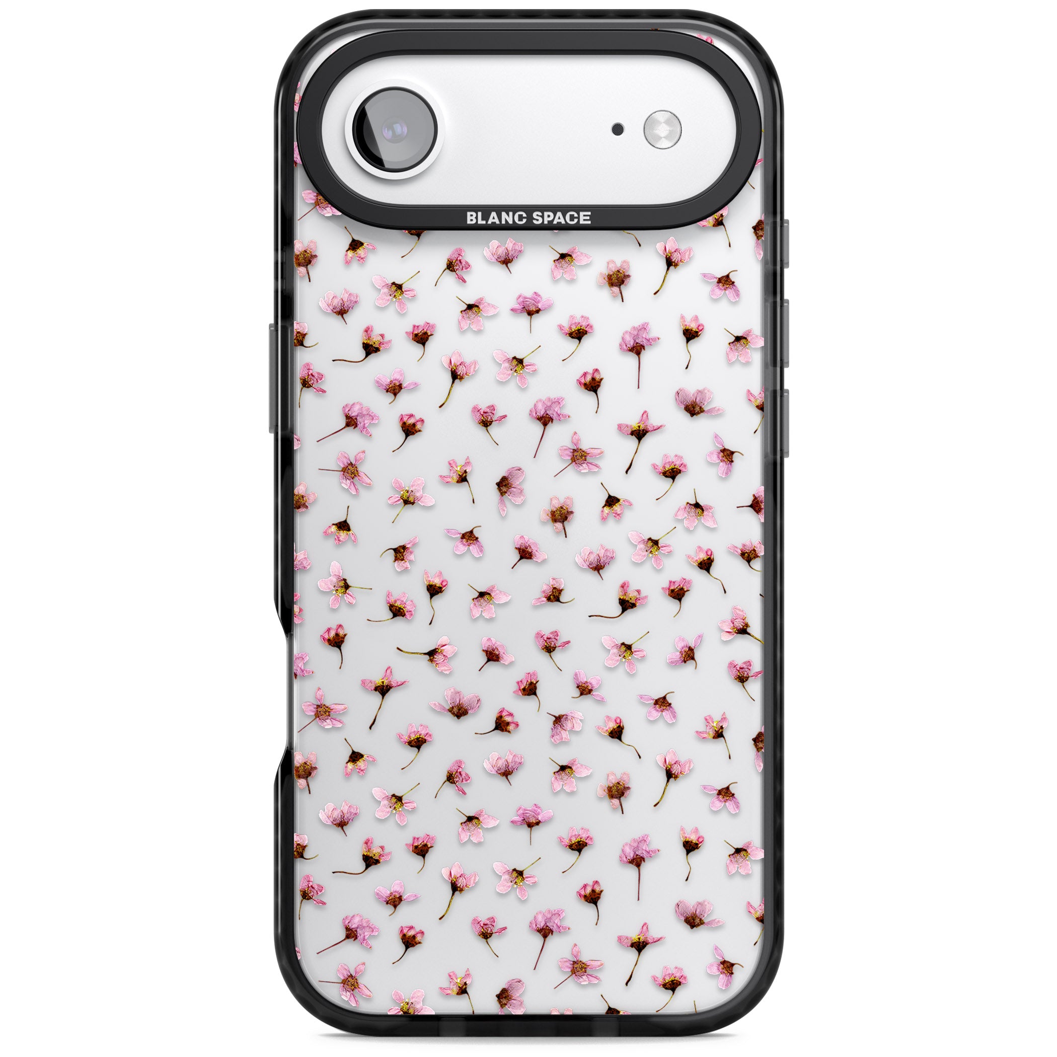 Pink Blossom iPhone 17 Air Impact Black Phone Case