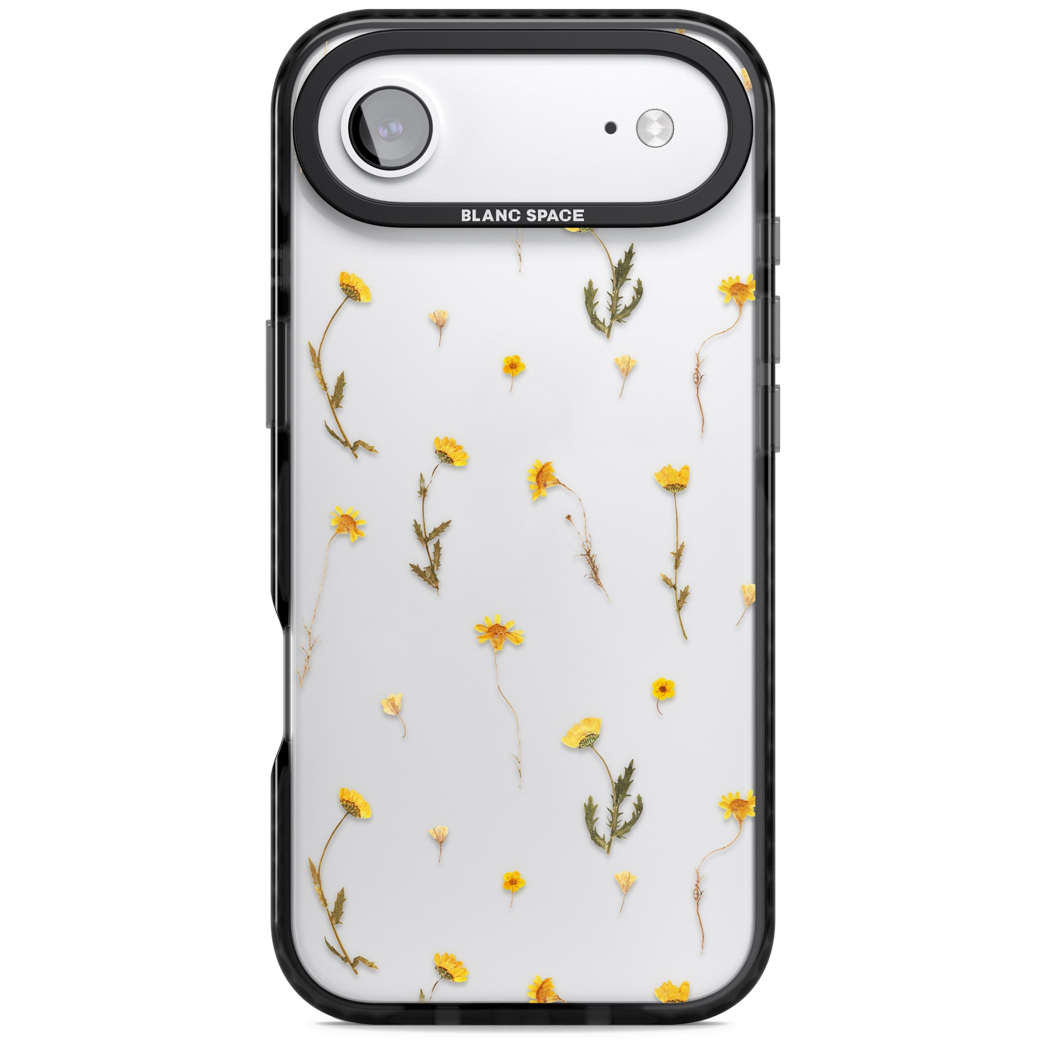 Yellow Wildflower iPhone 17 Air Impact Black Phone Case