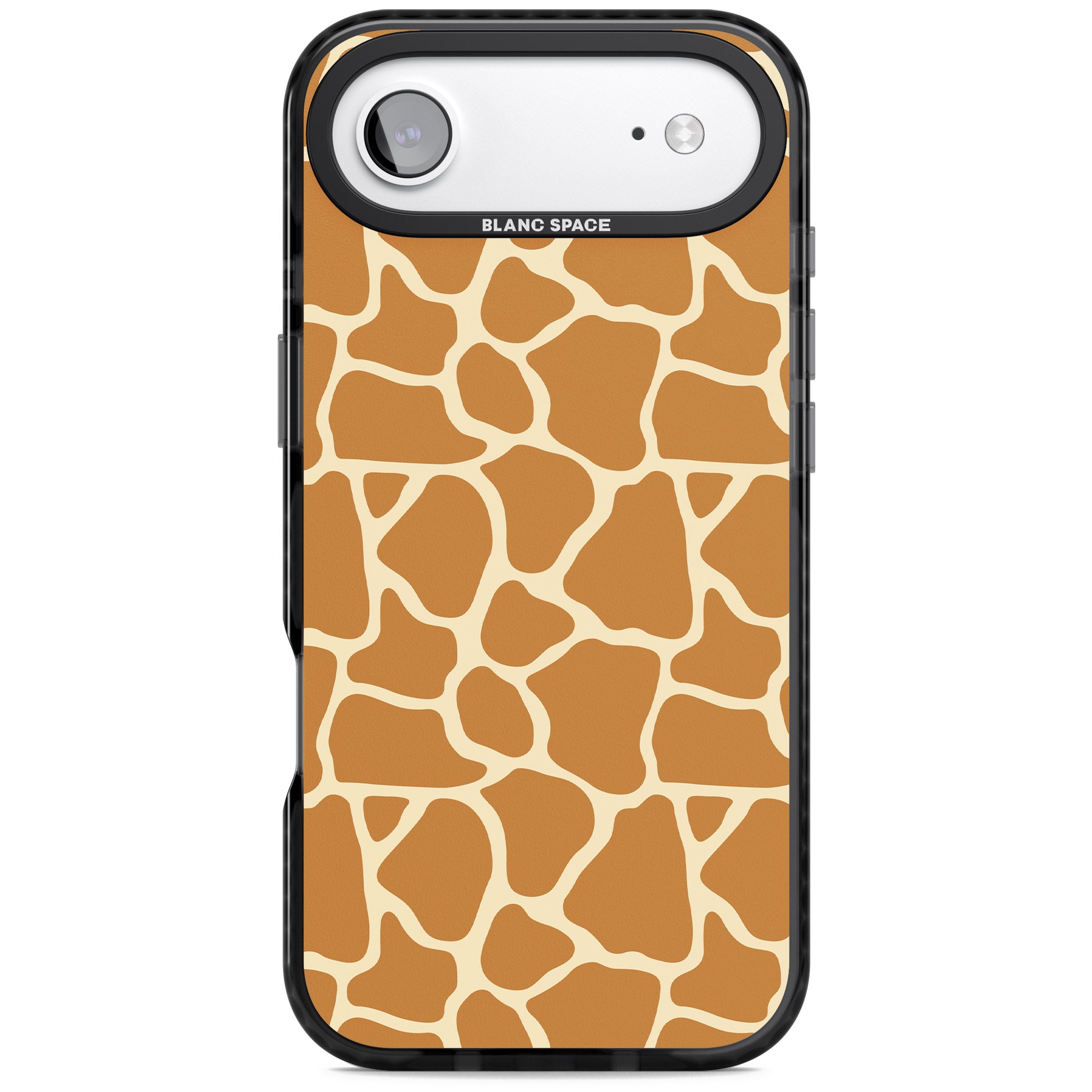 Giraffe Pattern iPhone 17 Air Impact Black Phone Case