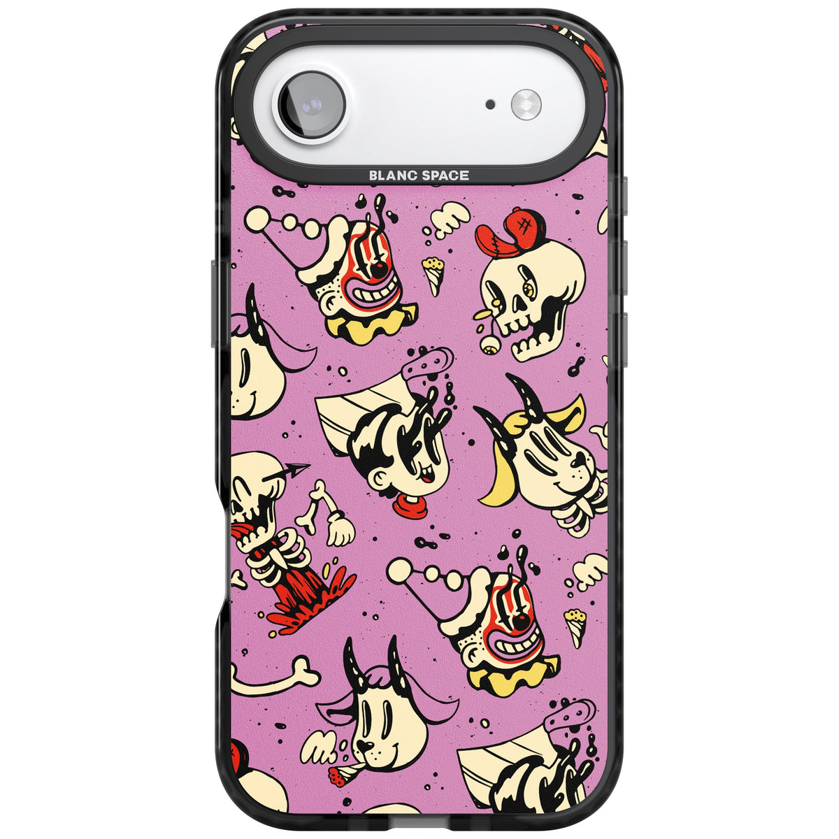 Violet Mischief iPhone Air Impact Black Phone Case front
