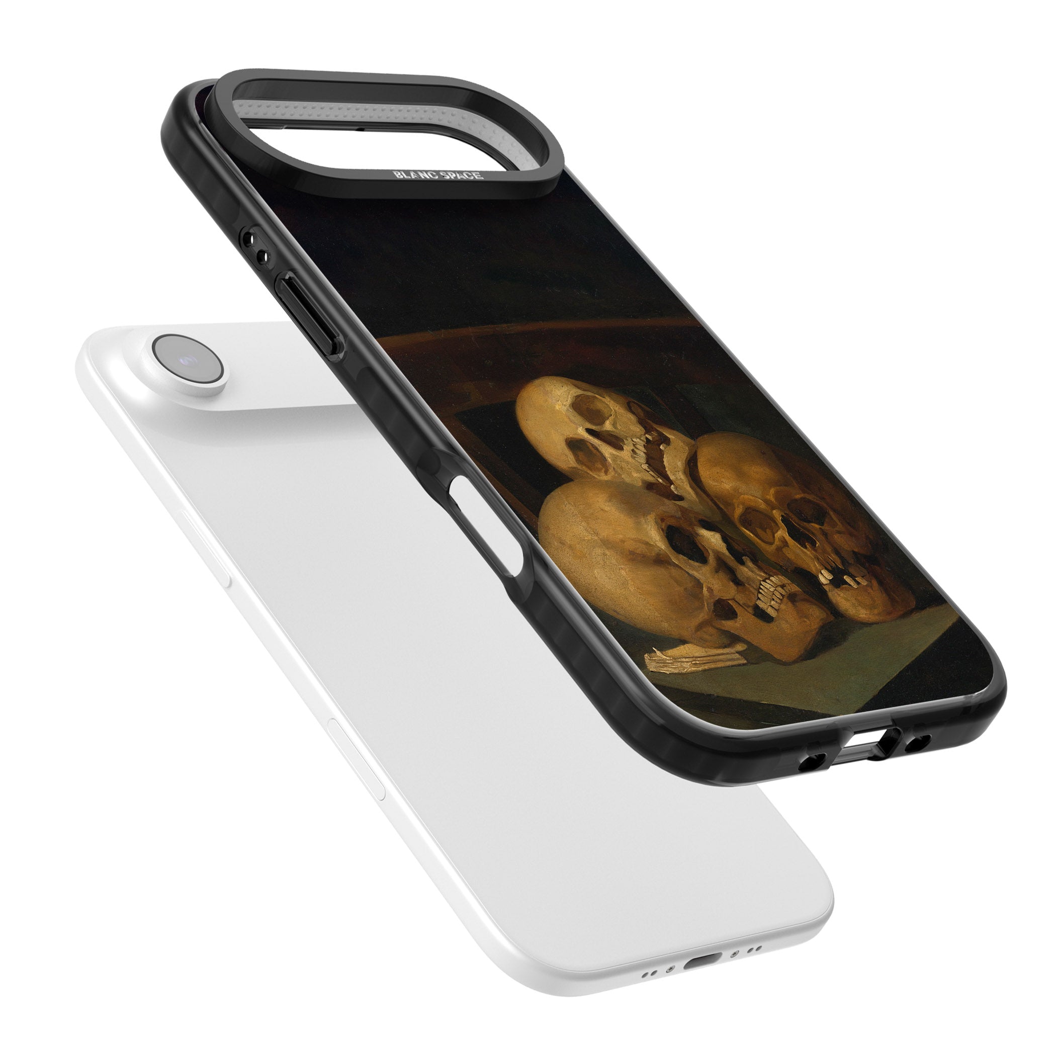Still Life Of Three Skulls iPhone 17 Air Impact Black Phone Case Colours