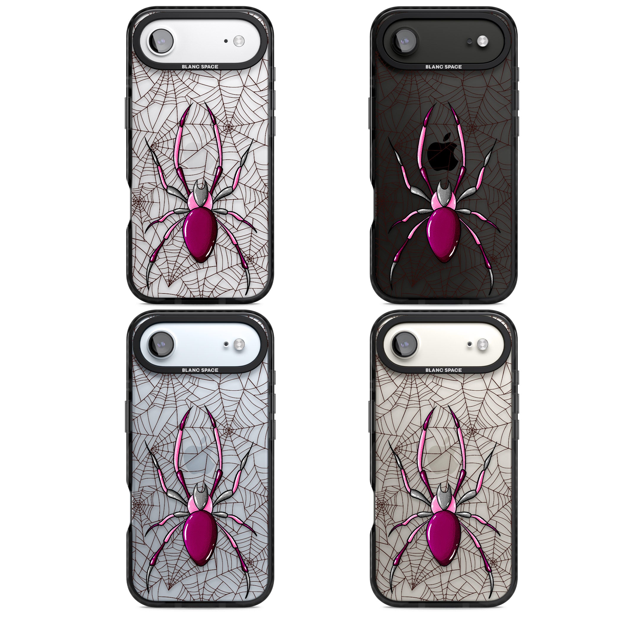 Arachnophobia iPhone 17 Air Impact Black Phone Case APT Impact Protection