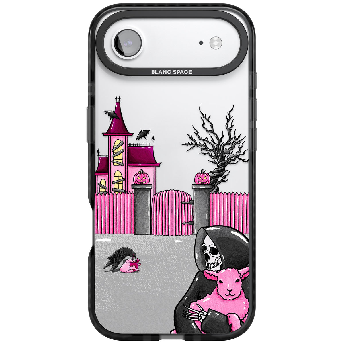 Pink Requiem iPhone Air Impact Black Phone Case front