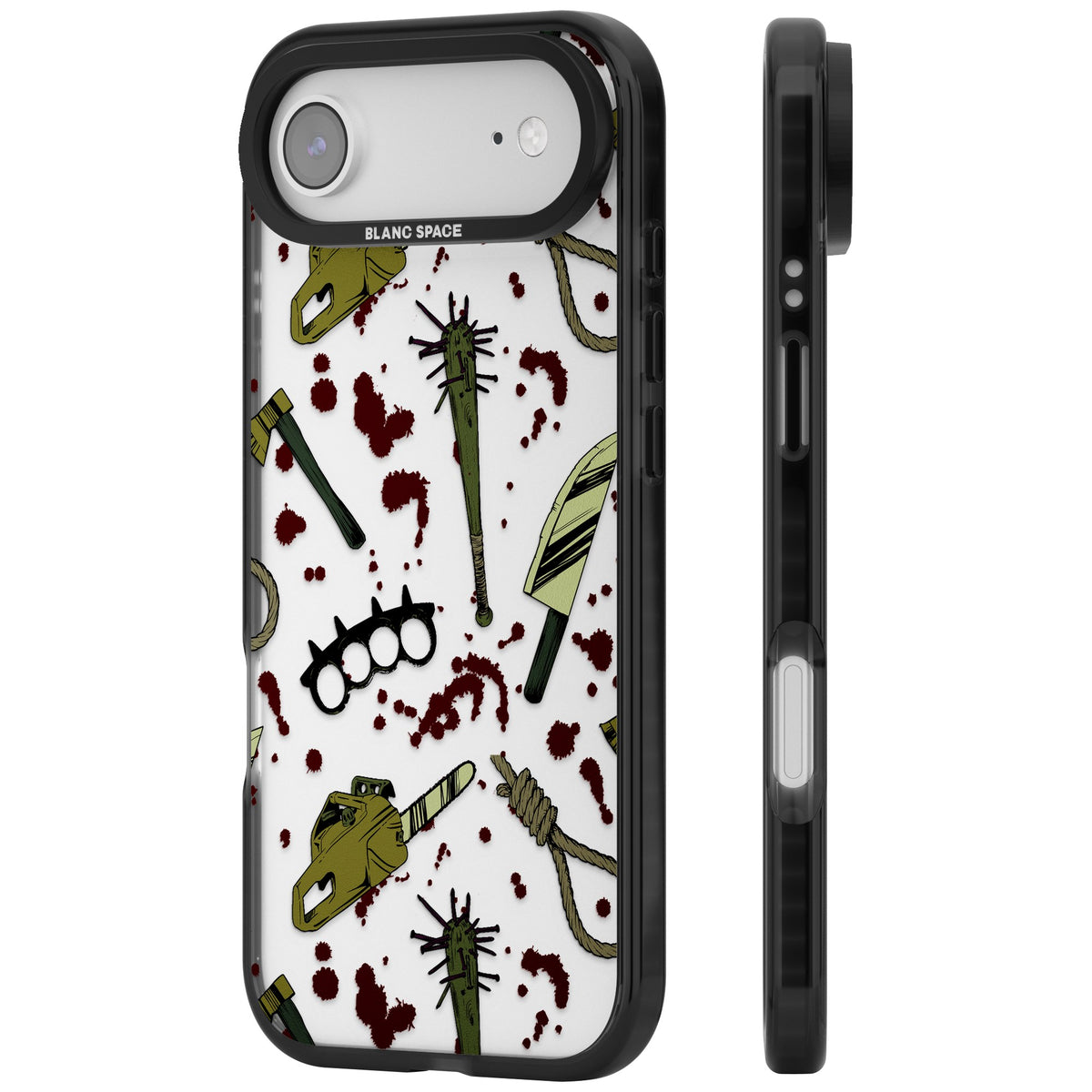 Movie Massacre iPhone Air Impact Black Phone Case side
