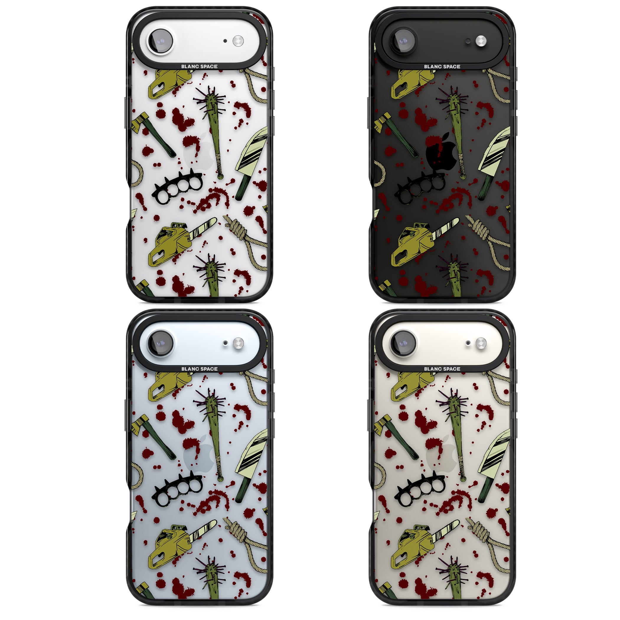 Movie Massacre iPhone 17 Air Impact Black Phone Case APT Impact Protection
