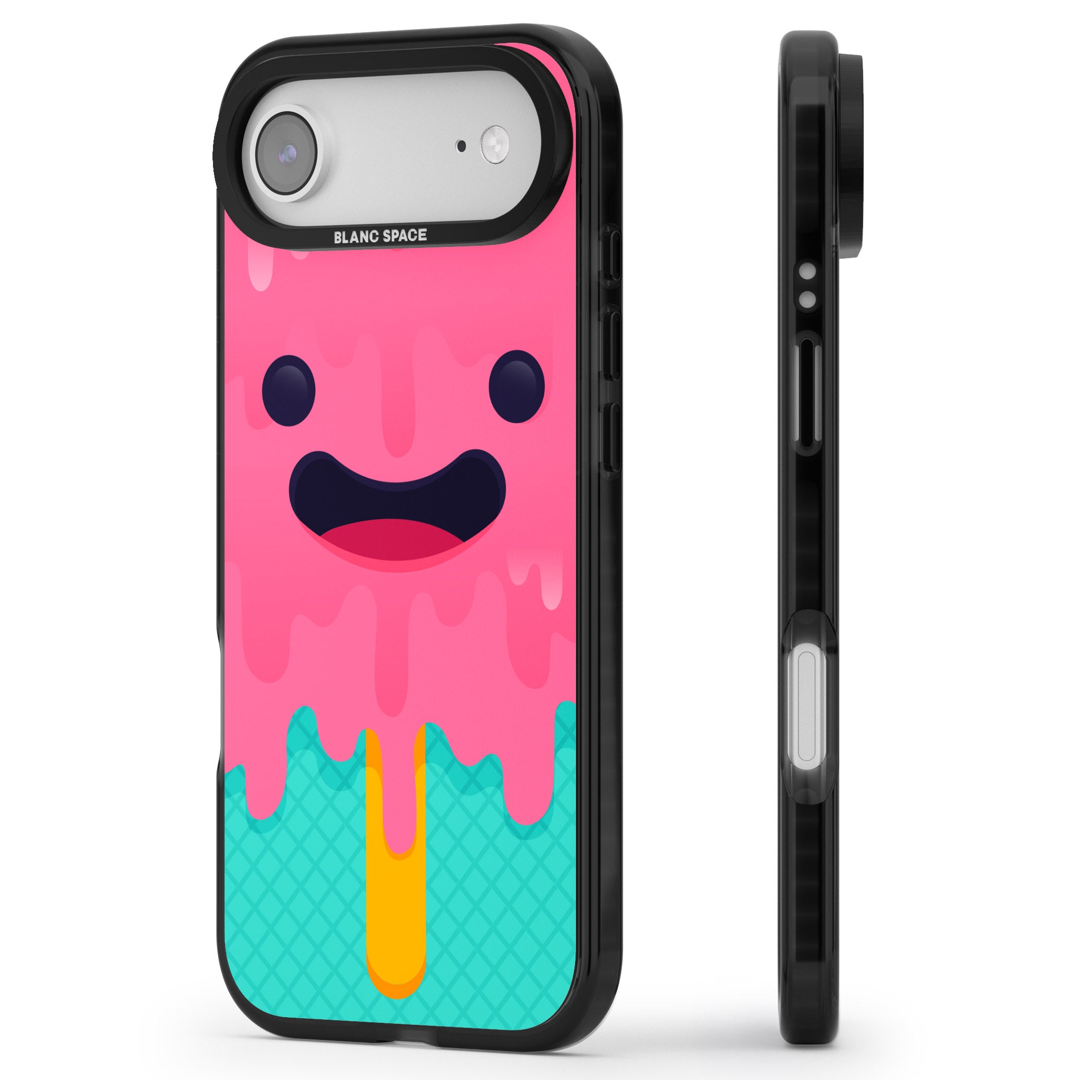 Ice Lolly iPhone 17 Air Impact Black Phone Case Side Profile