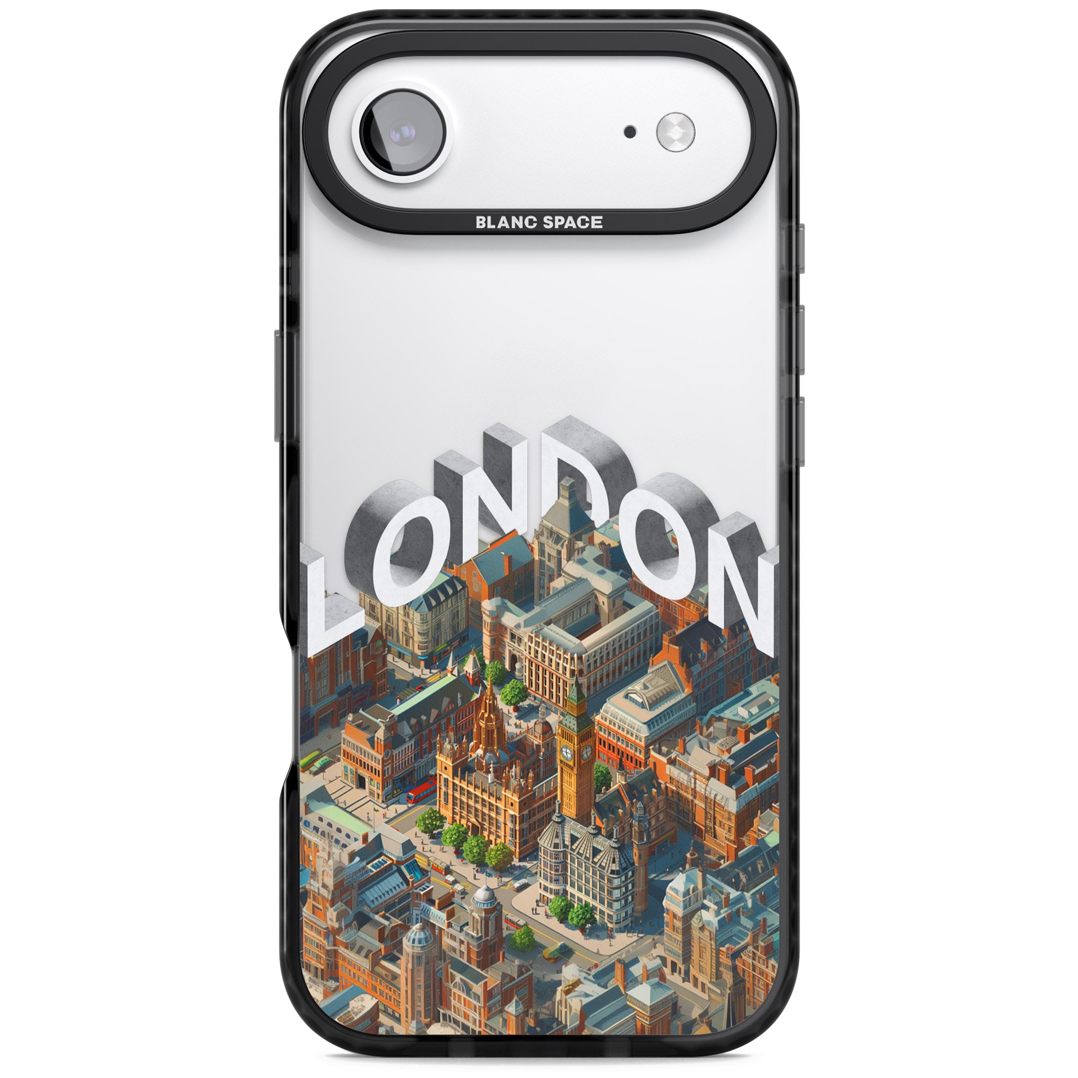 London iPhone 17 Air Impact Black Phone Case