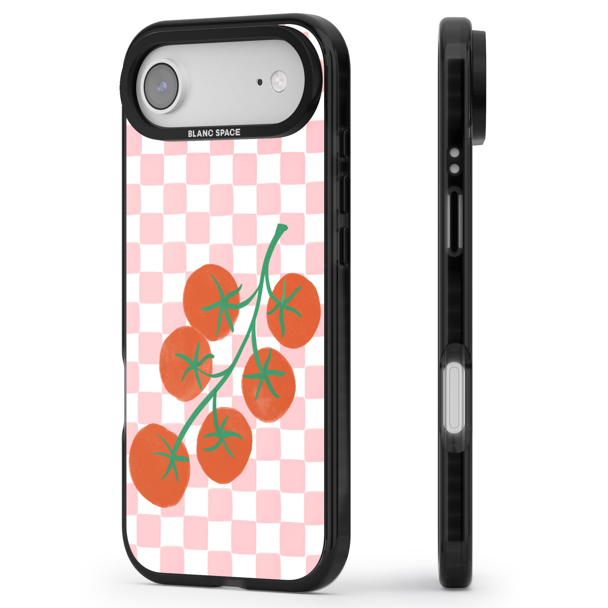 Loose Tomatoes iPhone 17 Air Impact Black Phone Case Side Profile