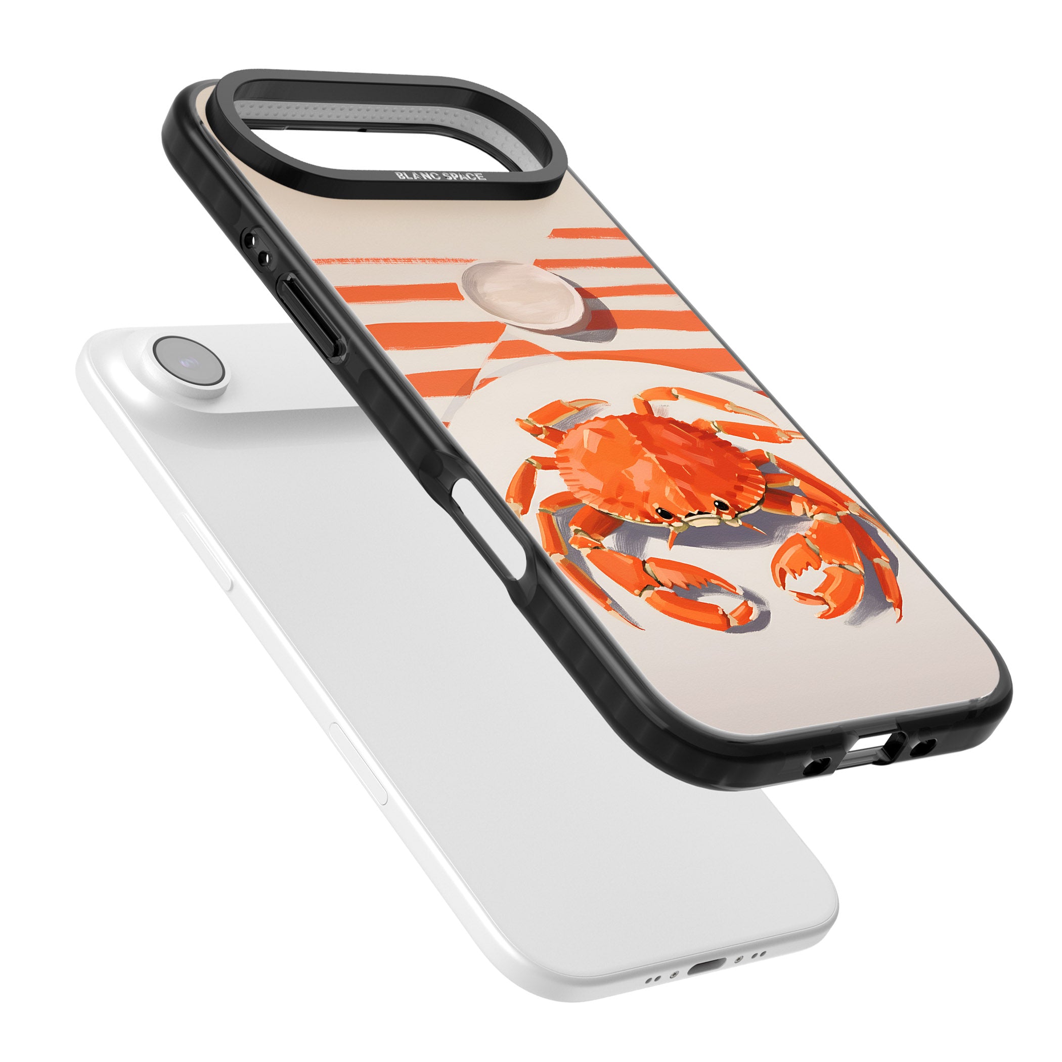 Beach Crab iPhone 17 Air Impact Black Phone Case Colours