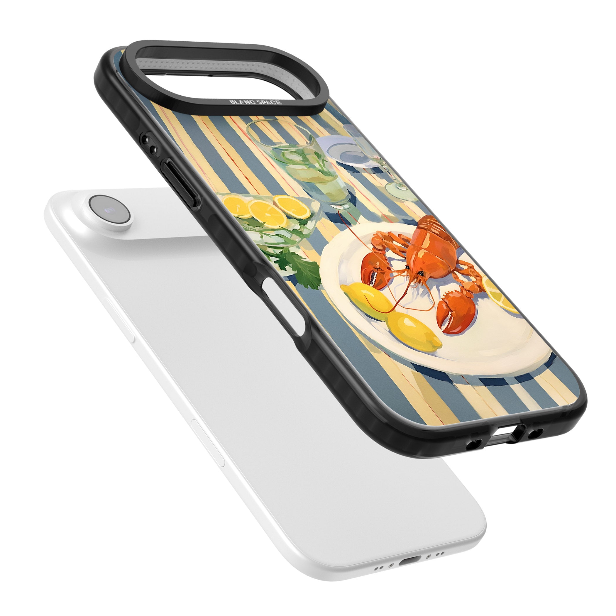 Lobster & Lemons iPhone 17 Air Impact Black Phone Case Colours