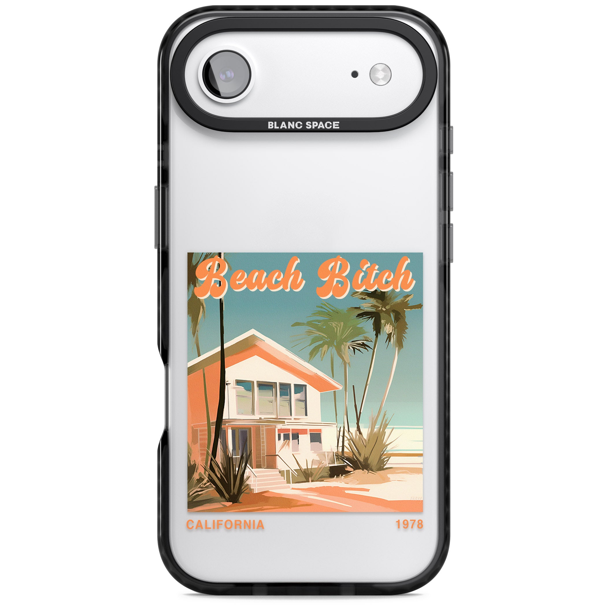Beach B*tch iPhone 17 Air Impact Black Phone Case