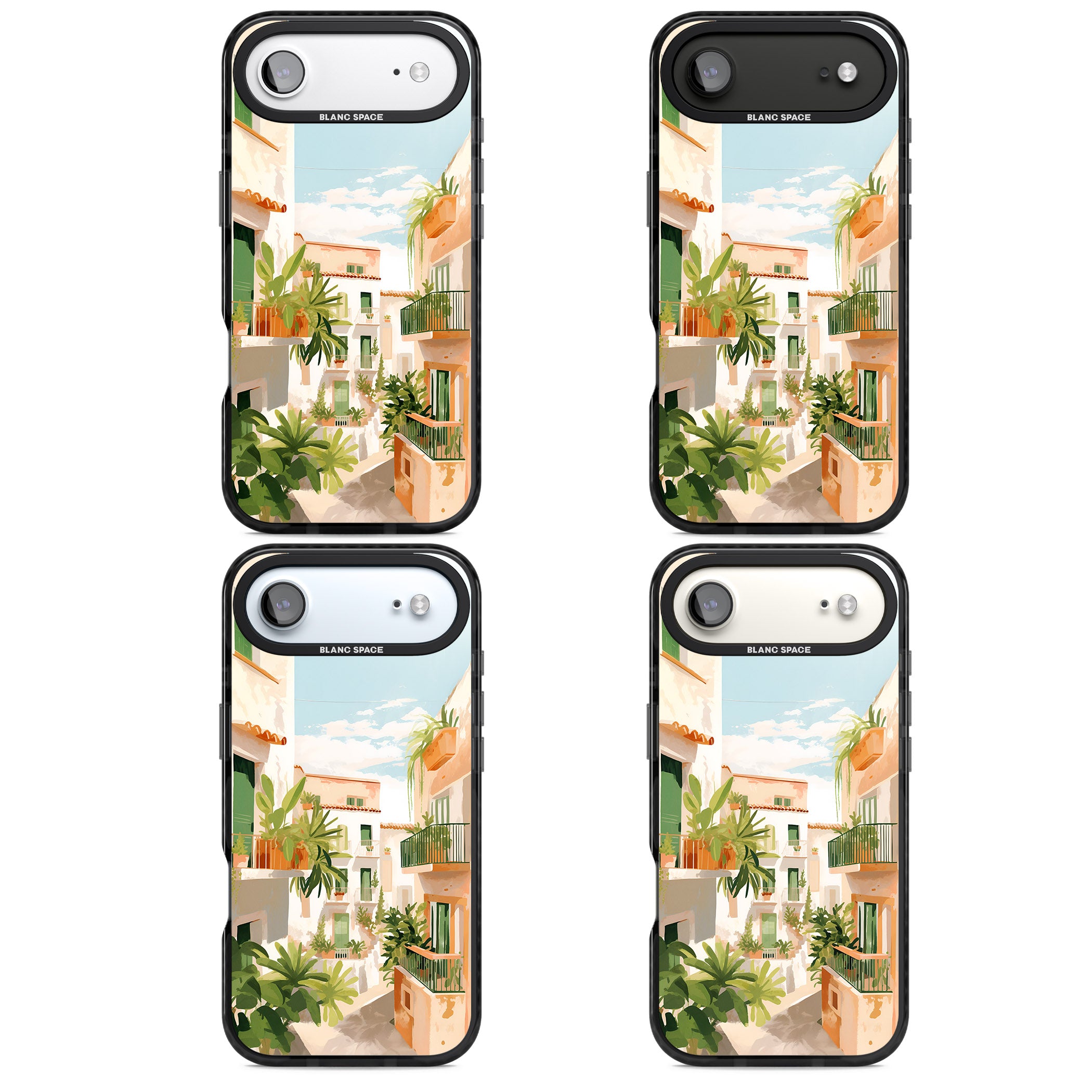 Tuscan Balconies iPhone 17 Air Impact Black Phone Case APT Impact Protection