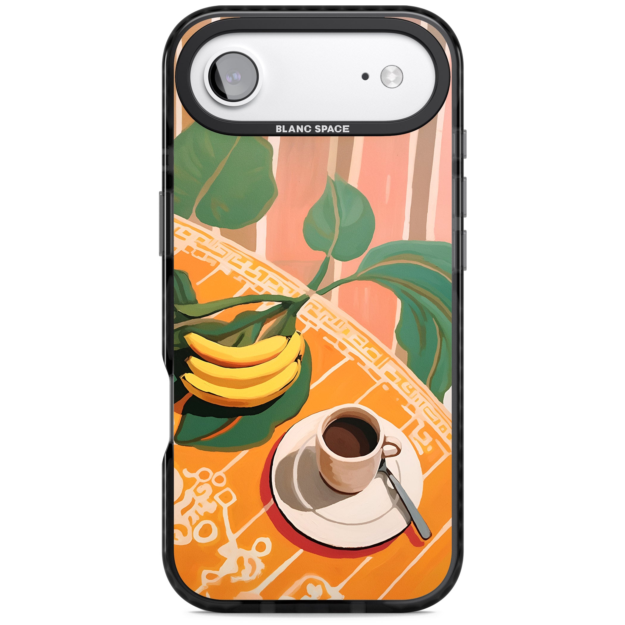 Mediterranean Breakfast iPhone 17 Air Impact Black Phone Case