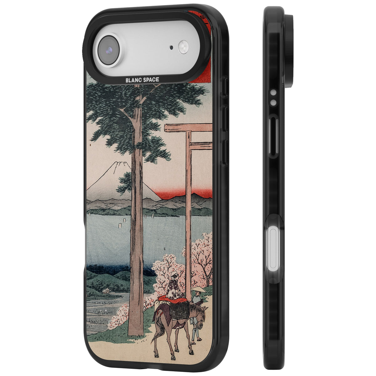 Gates To Mt. Fuji iPhone Air Impact Black Phone Case side