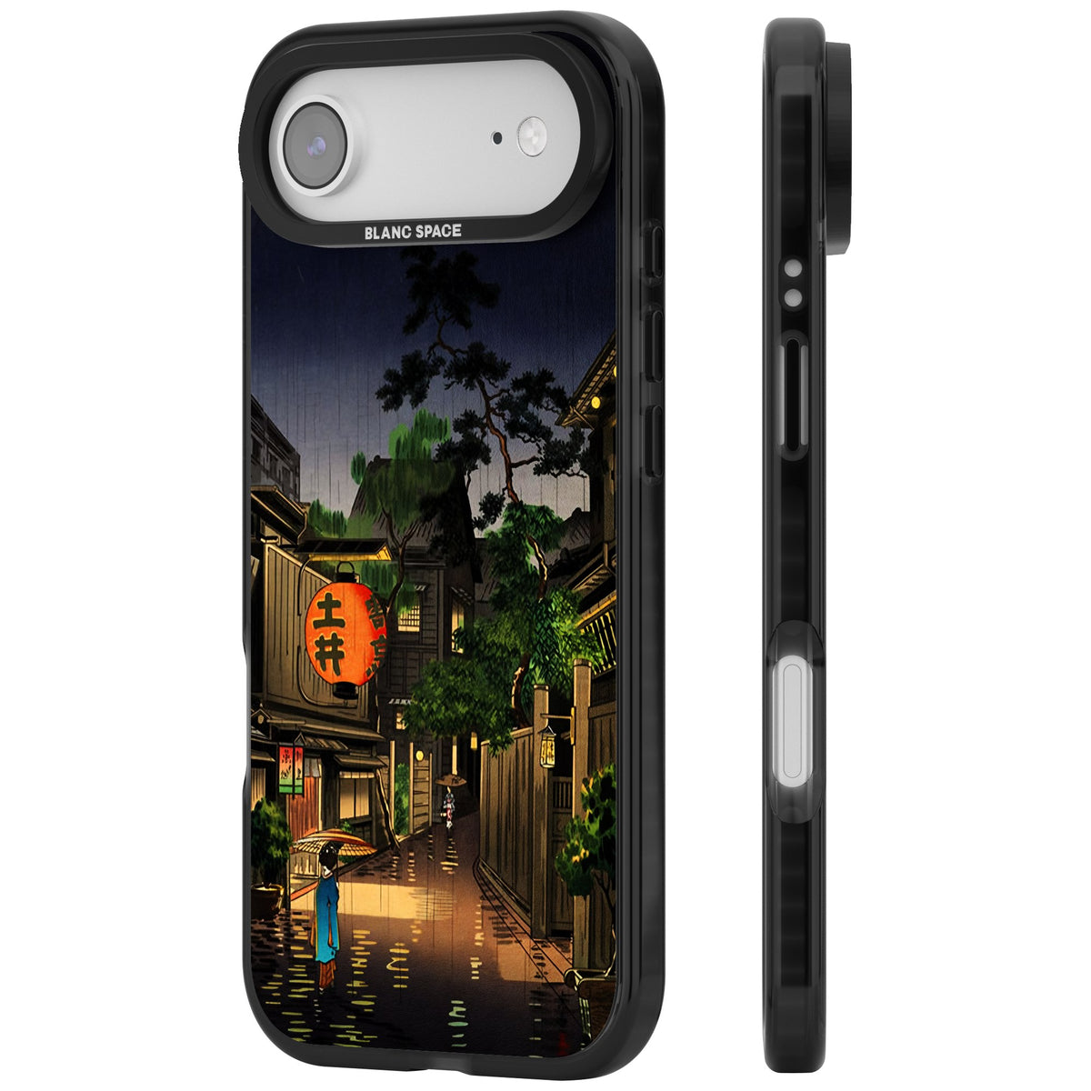 Evening In Ushigome iPhone Air Impact Black Phone Case side