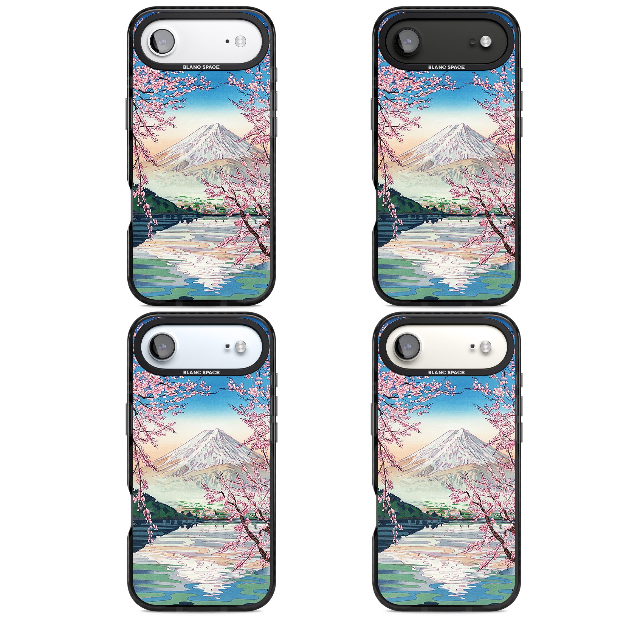 Mt Fuji From Lake Kawaguchi iPhone 17 Air Impact Black Phone Case APT Impact Protection