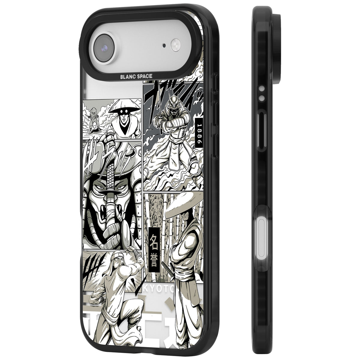 Kyoto Noir iPhone Air Impact Black Phone Case side