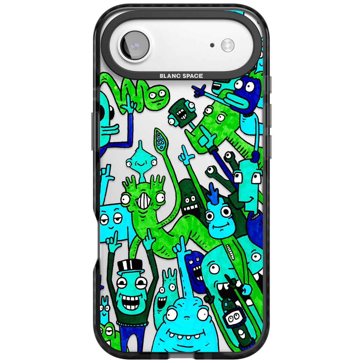 Don't Point iPhone Air Impact Black Phone Case front