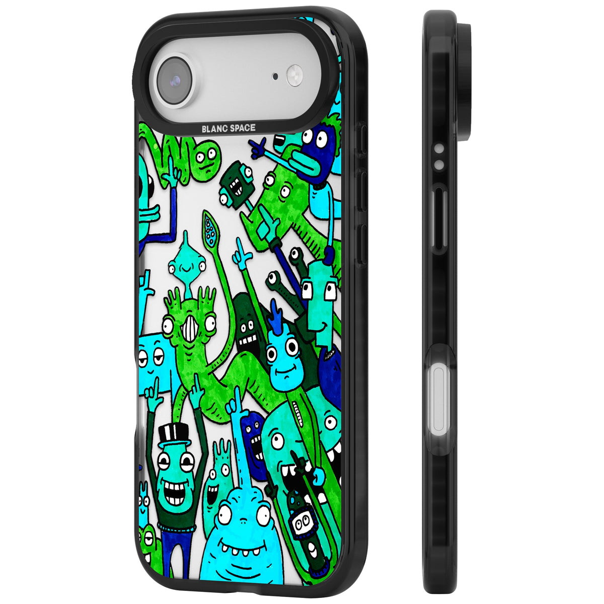 Don't Point iPhone Air Impact Black Phone Case side