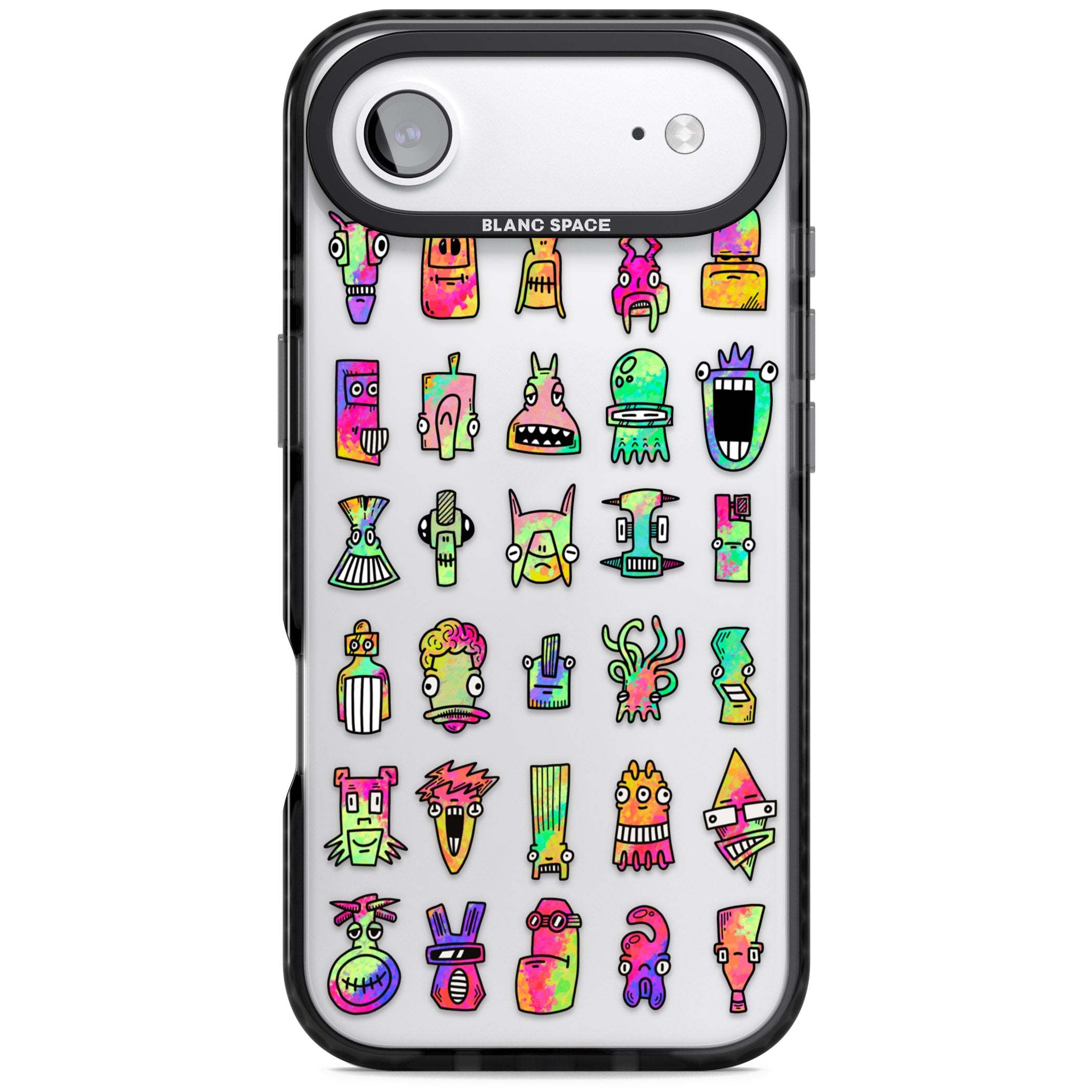 Splashy Friends iPhone 17 Air Impact Black Phone Case