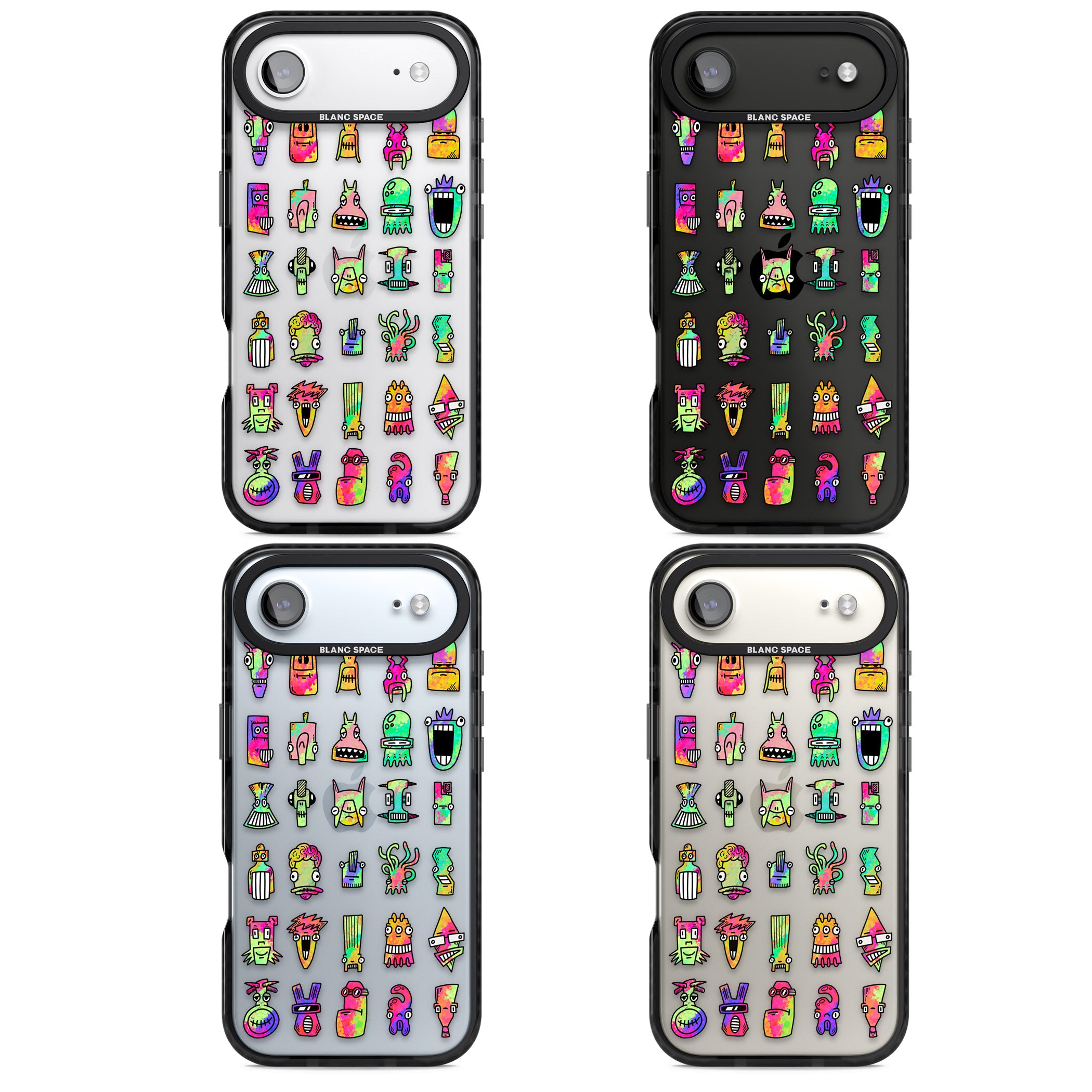 Splashy Friends iPhone 17 Air Impact Black Phone Case APT Impact Protection