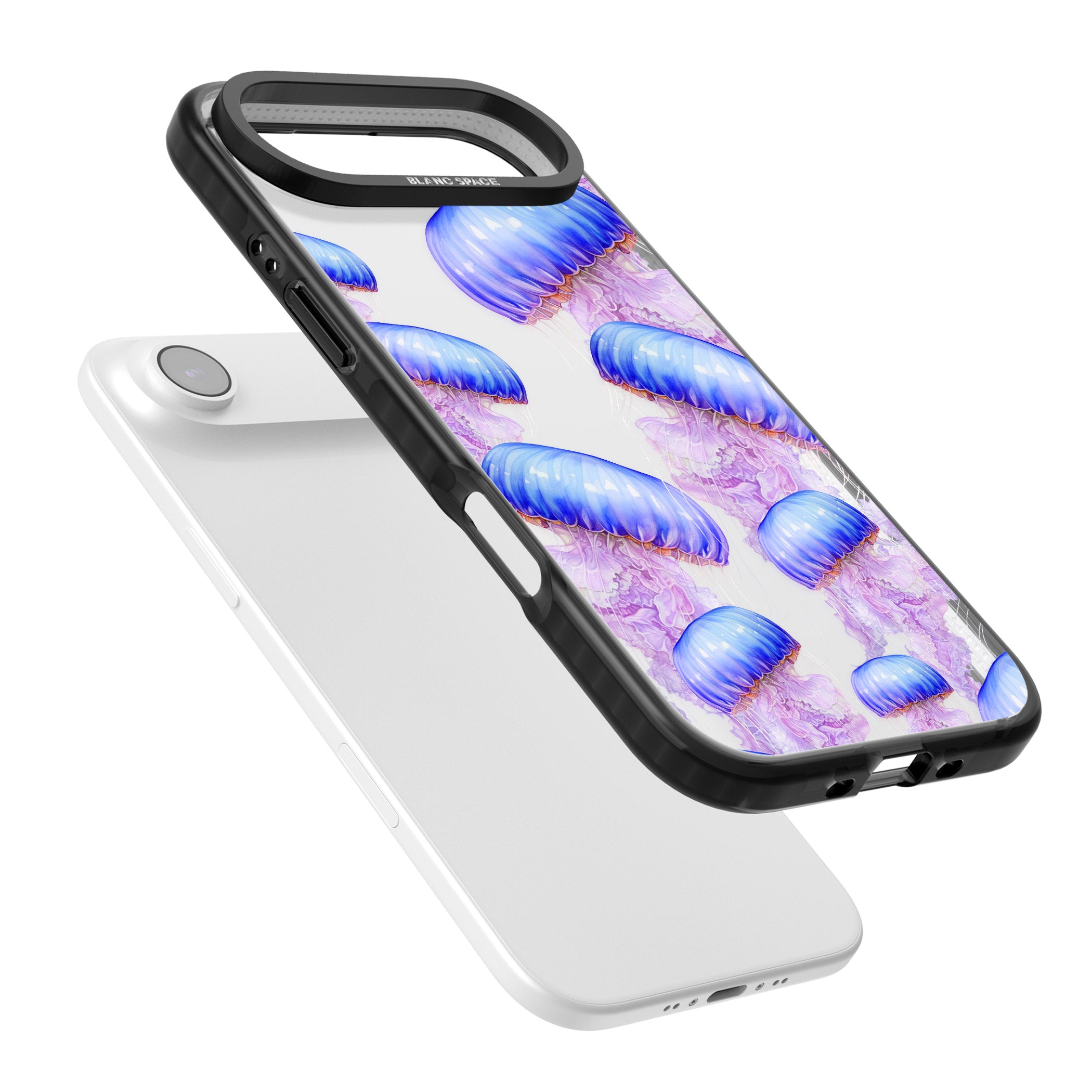 Jellyfish iPhone 17 Air Impact Black Phone Case Colours