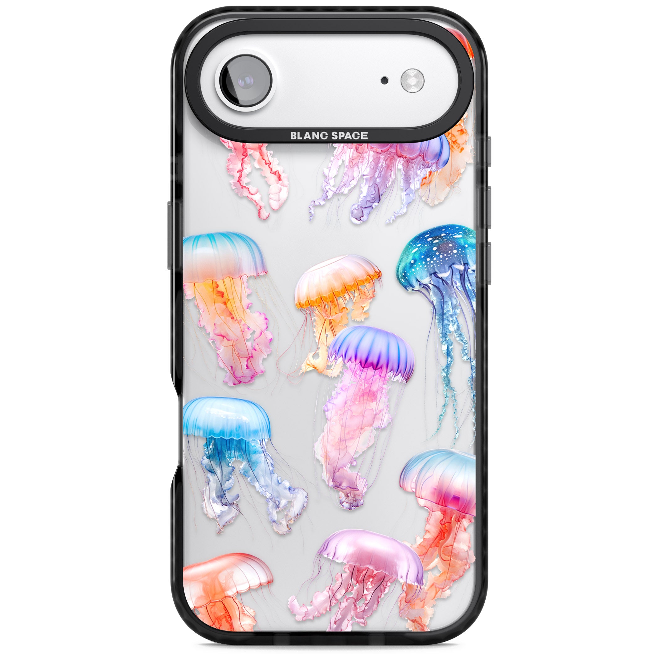 Vibrant Jellyfish iPhone 17 Air Impact Black Phone Case