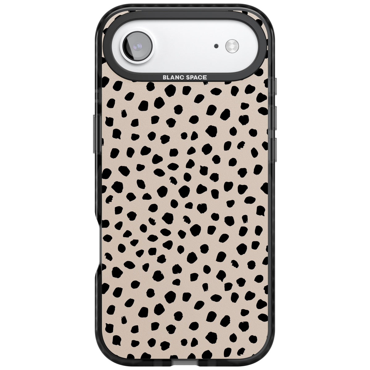 Coffee Dalmatian iPhone Air Impact Black Phone Case front