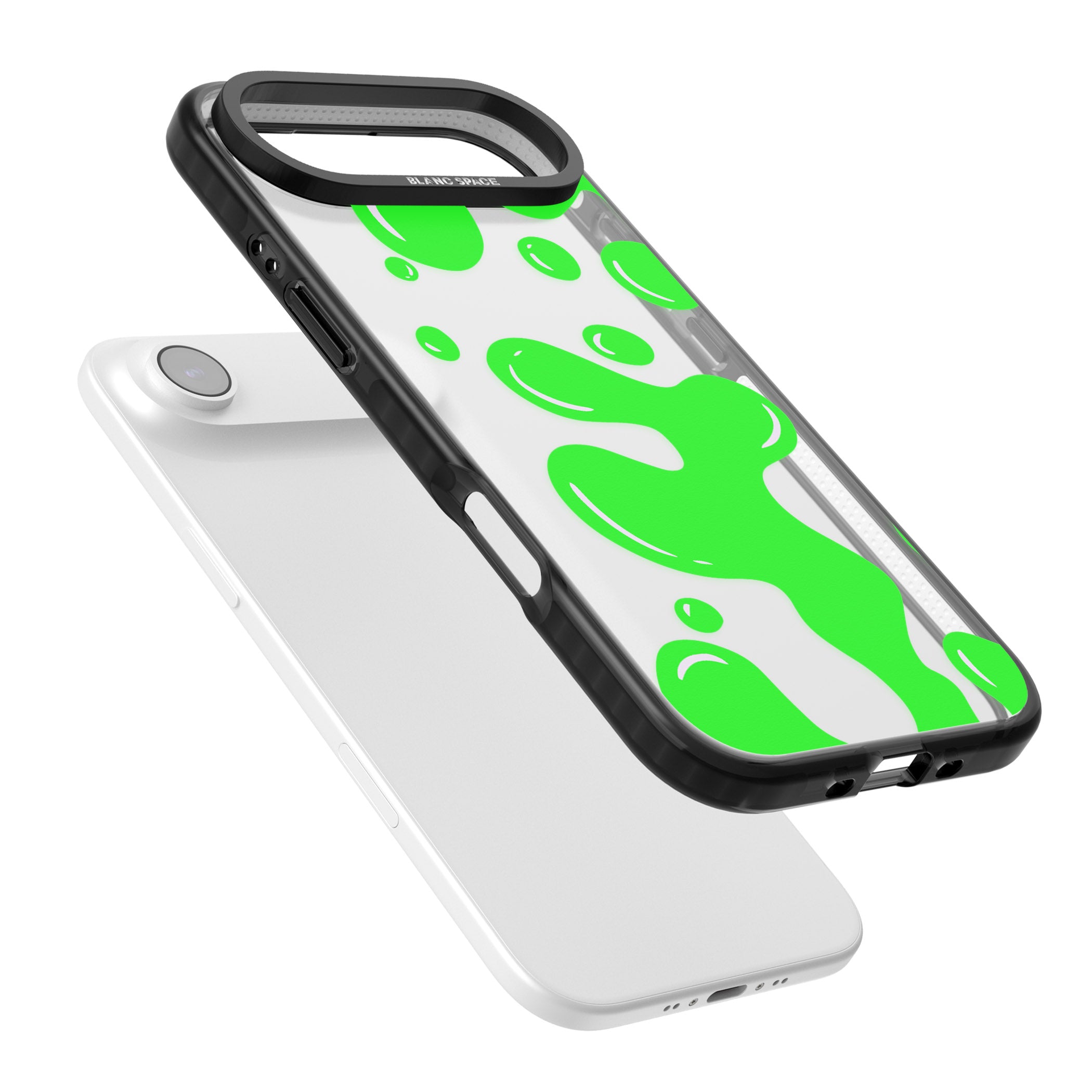 Green Lava Lamp iPhone 17 Air Impact Black Phone Case Colours