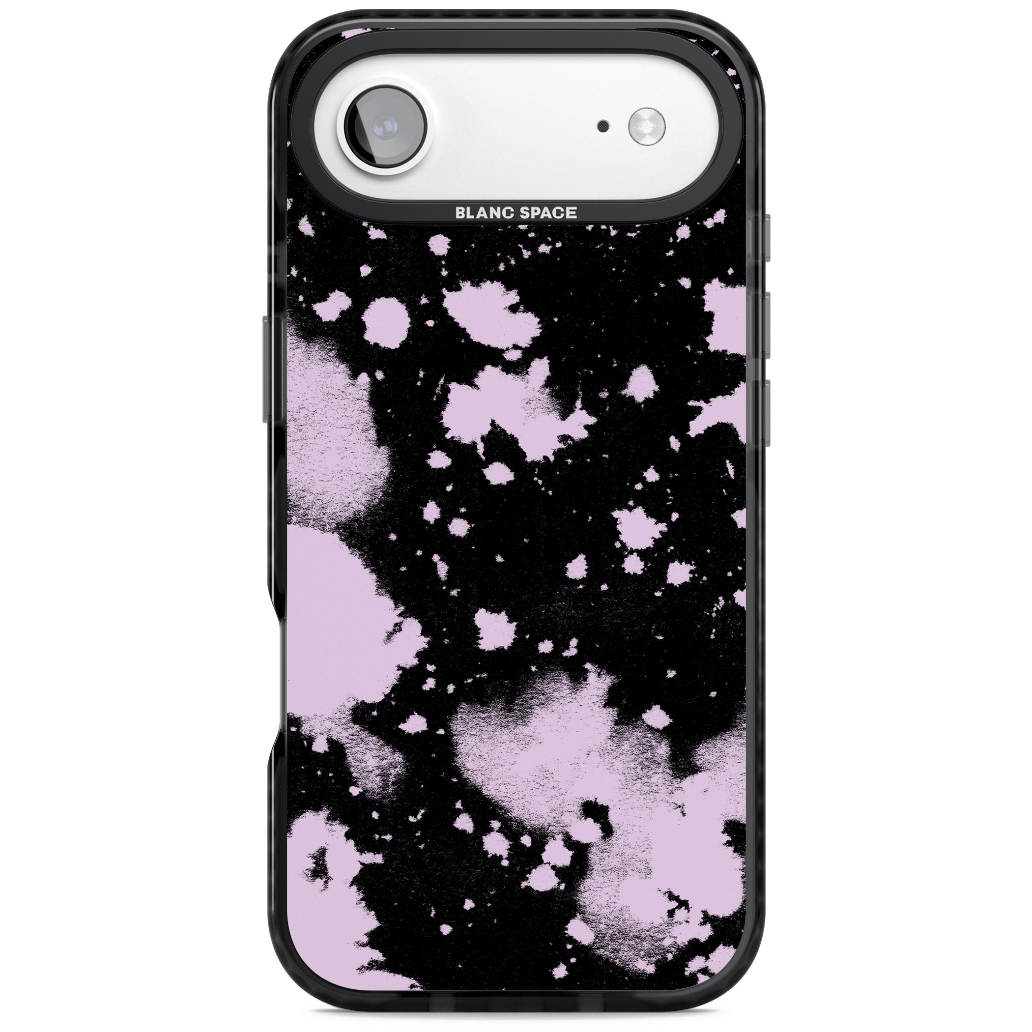 Pink & Black Acid Wash Tie Dye iPhone 17 Air Impact Pro Black Phone Case