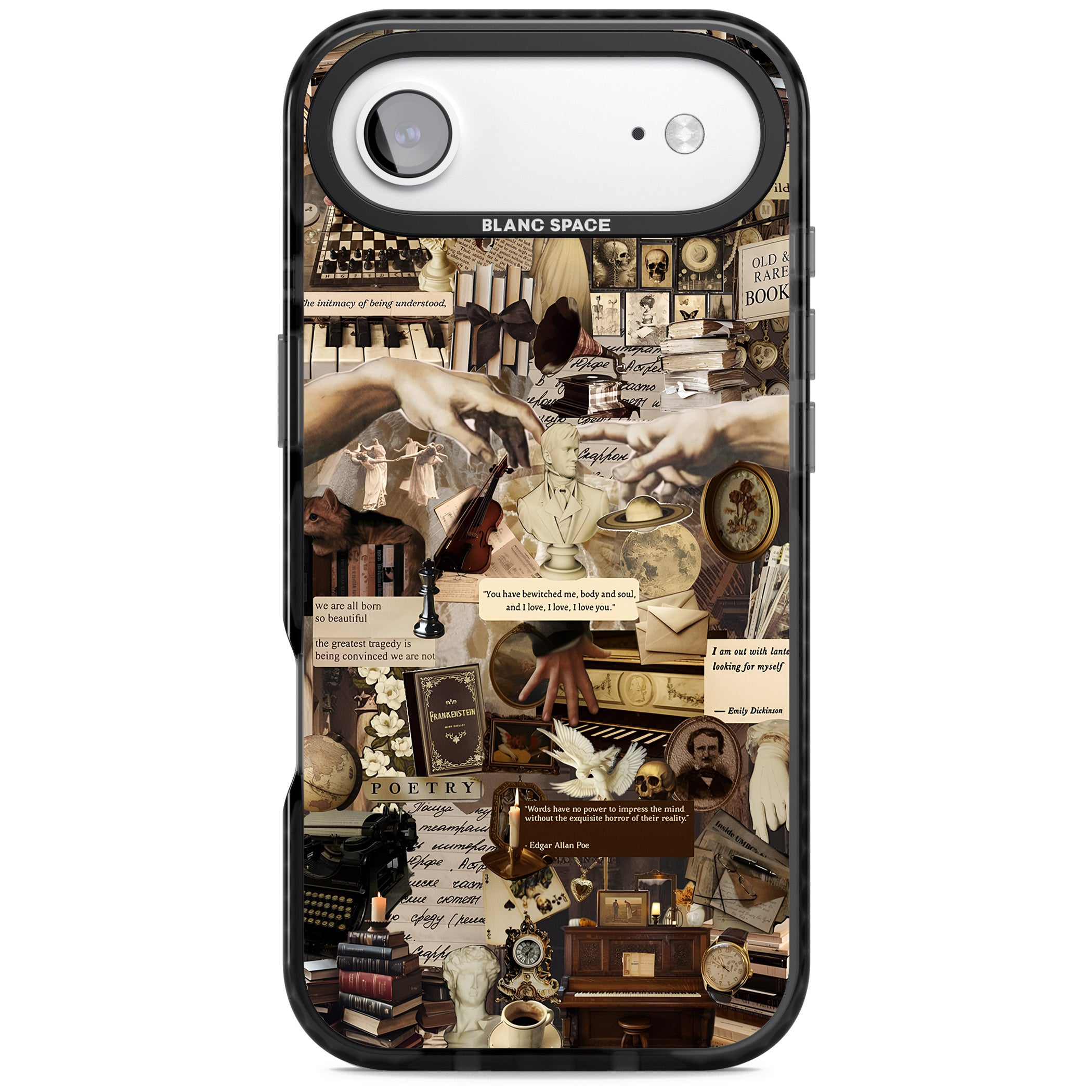 Antique Collage iPhone 17 Air Impact Pro Black Phone Case