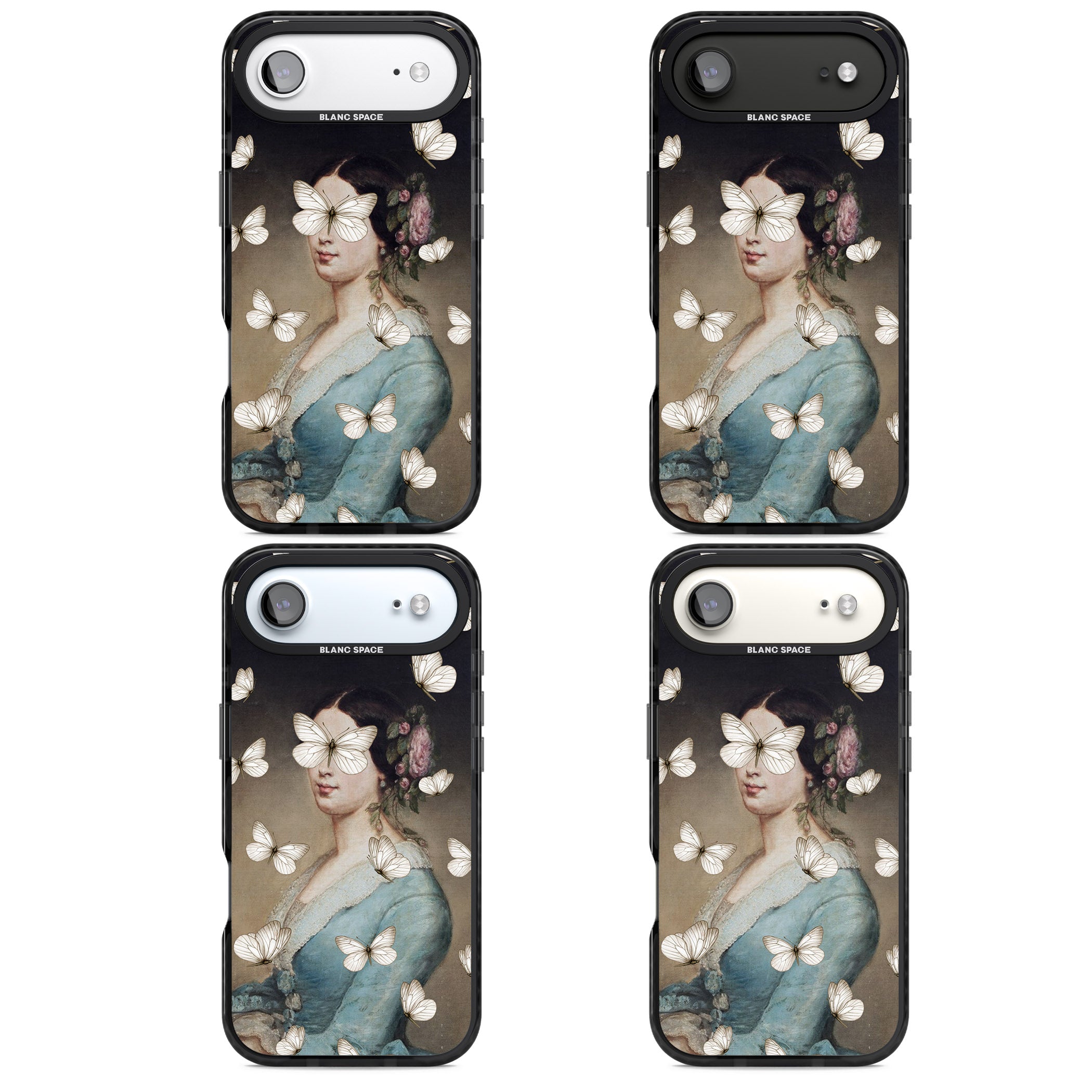 Butterfly Beauty iPhone 17 Air Impact Pro Black Phone Case APT Impact Protection