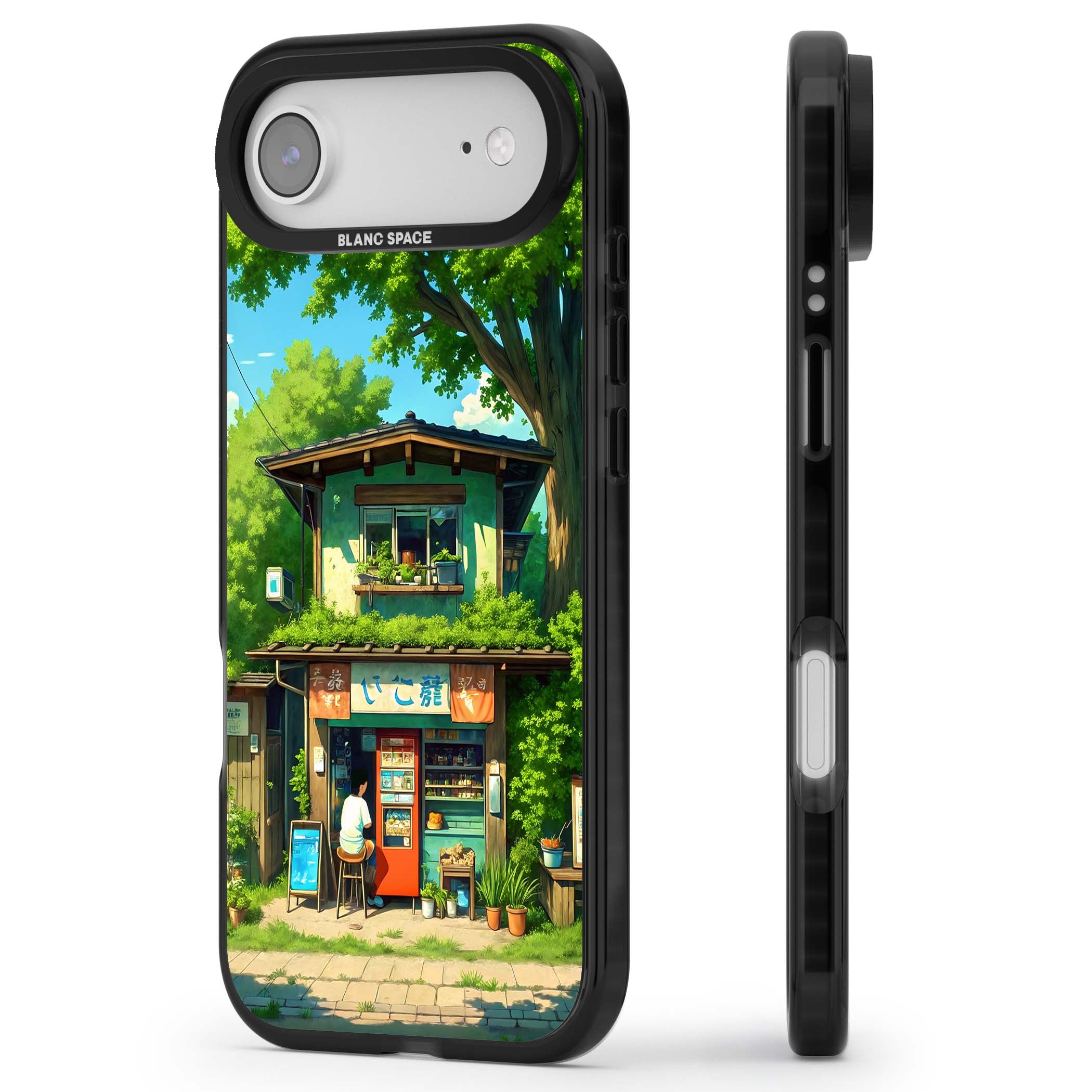 Countryside Kiosk for her iPhone case | Black Impact Magsafe case for iPhone Air