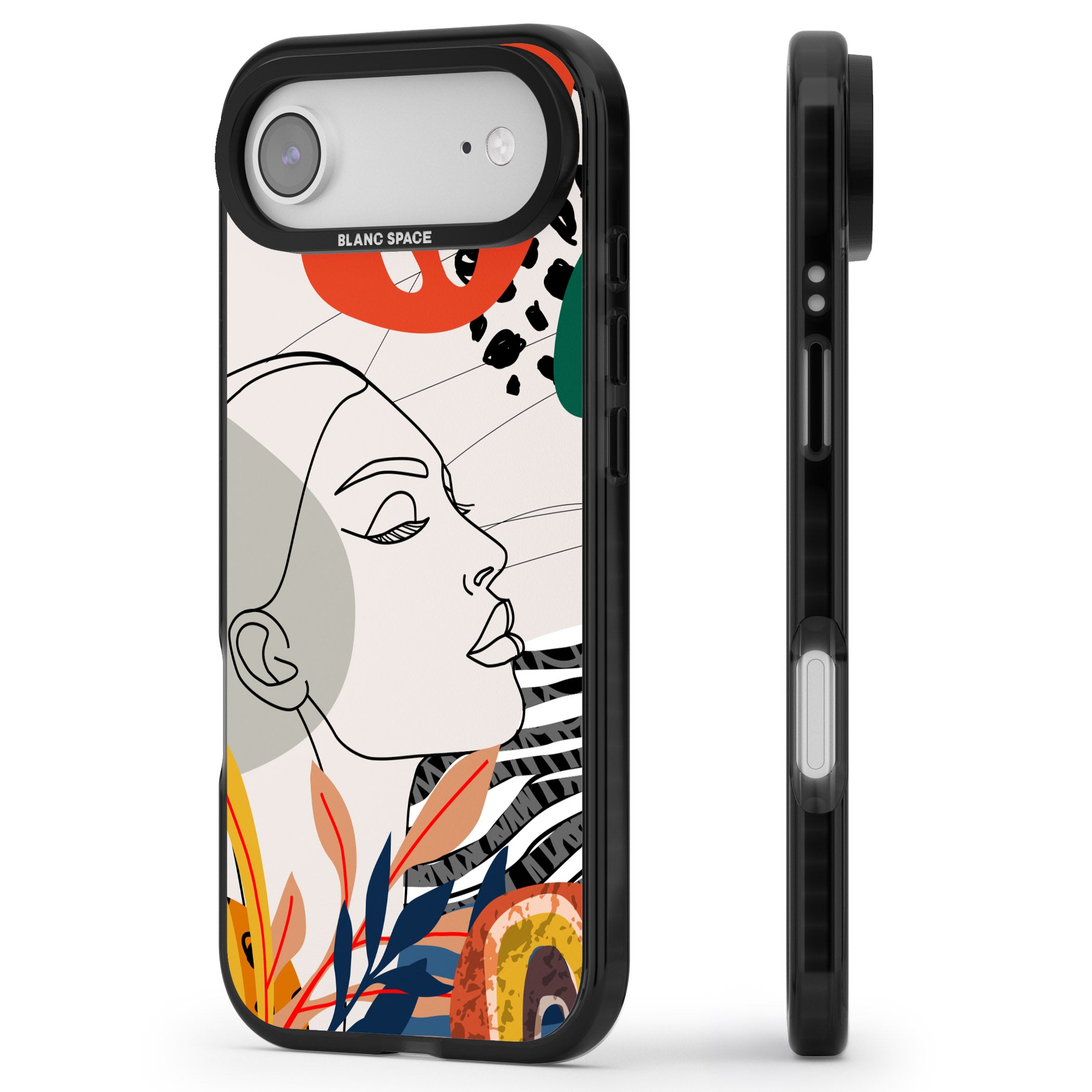 Girl Gone Wild iPhone 17 Air Impact Pro Black Phone Case Side Profile