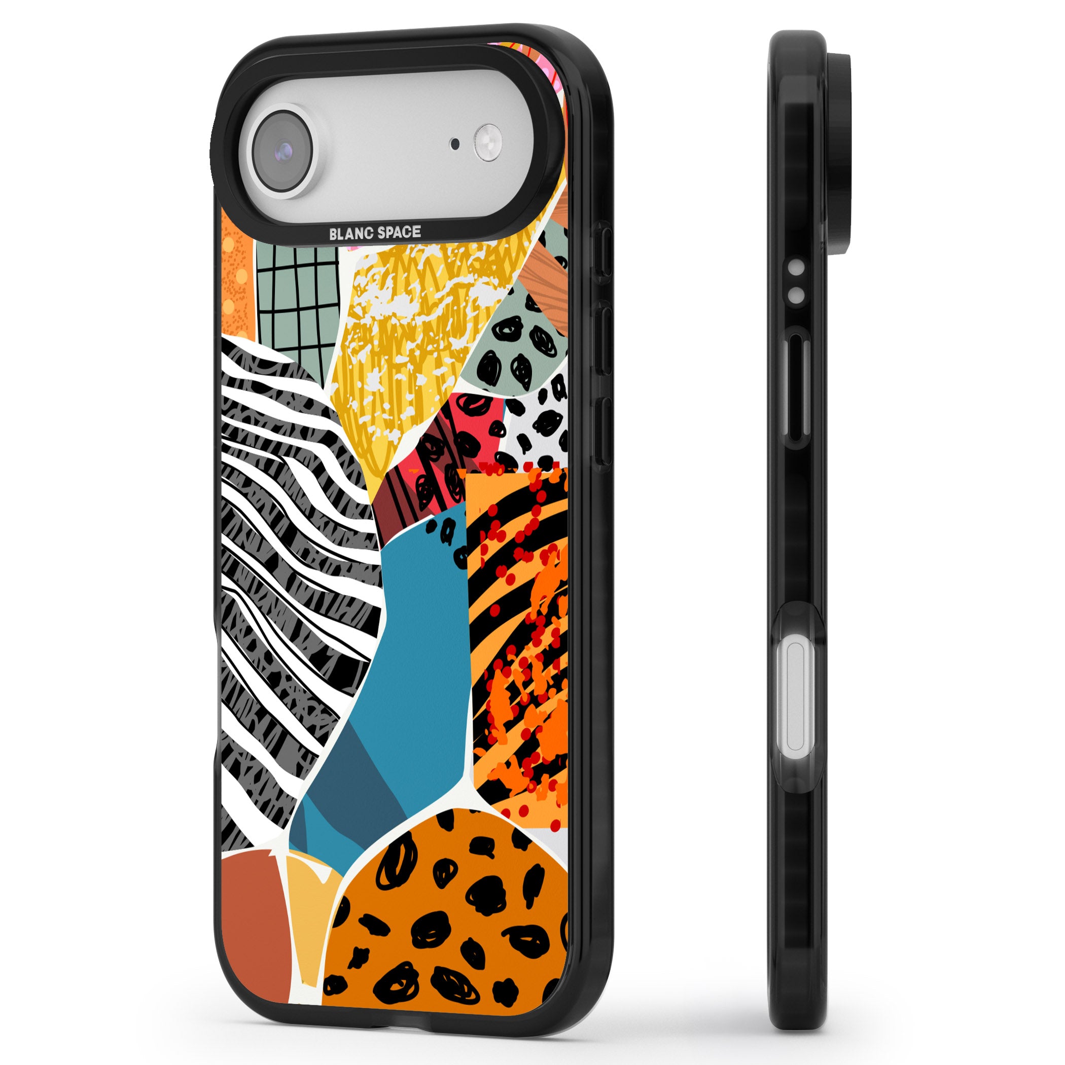 Print Passion iPhone 17 Air Impact Pro Black Phone Case Side Profile