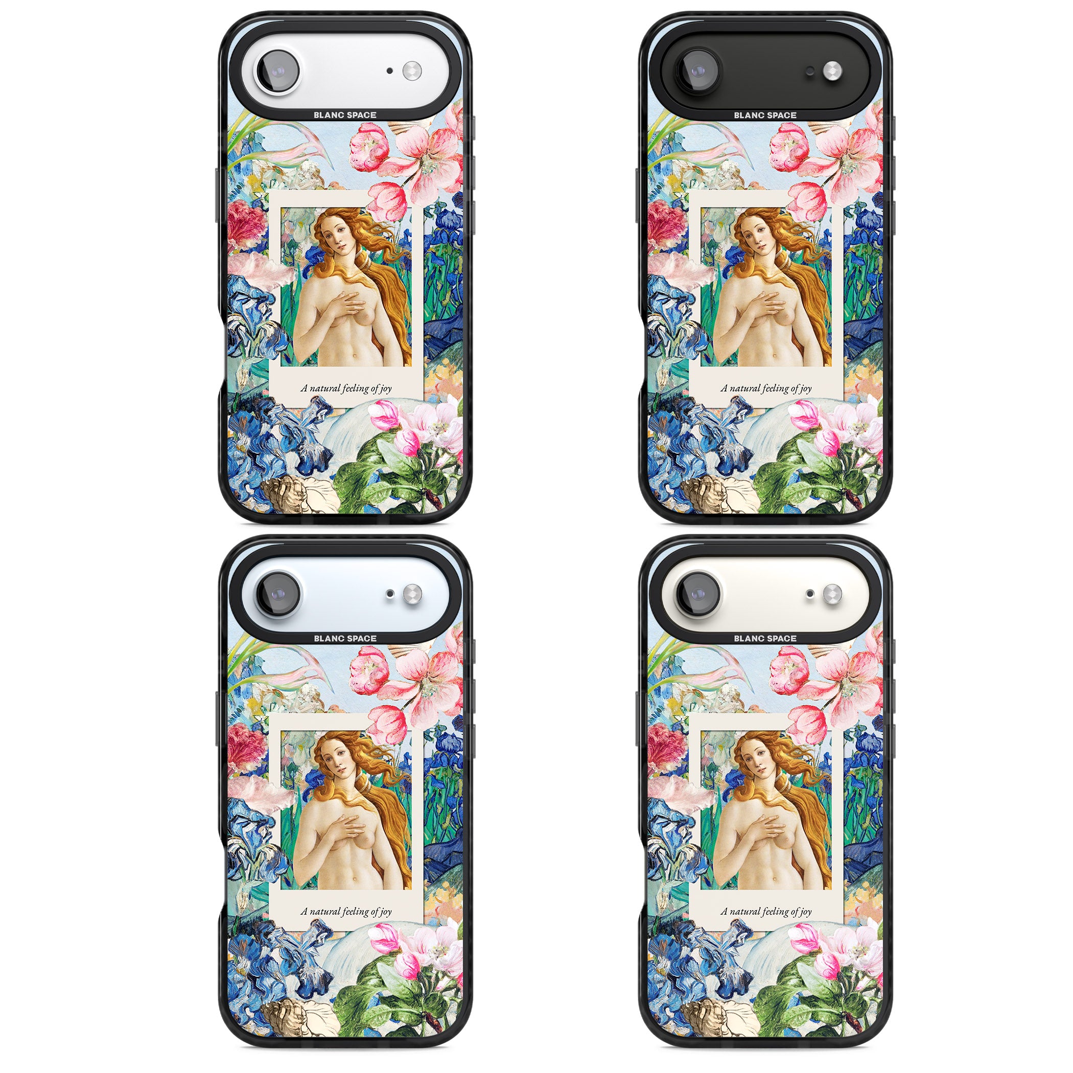 Botticelli Venus iPhone 17 Air Impact Pro Black Phone Case APT Impact Protection