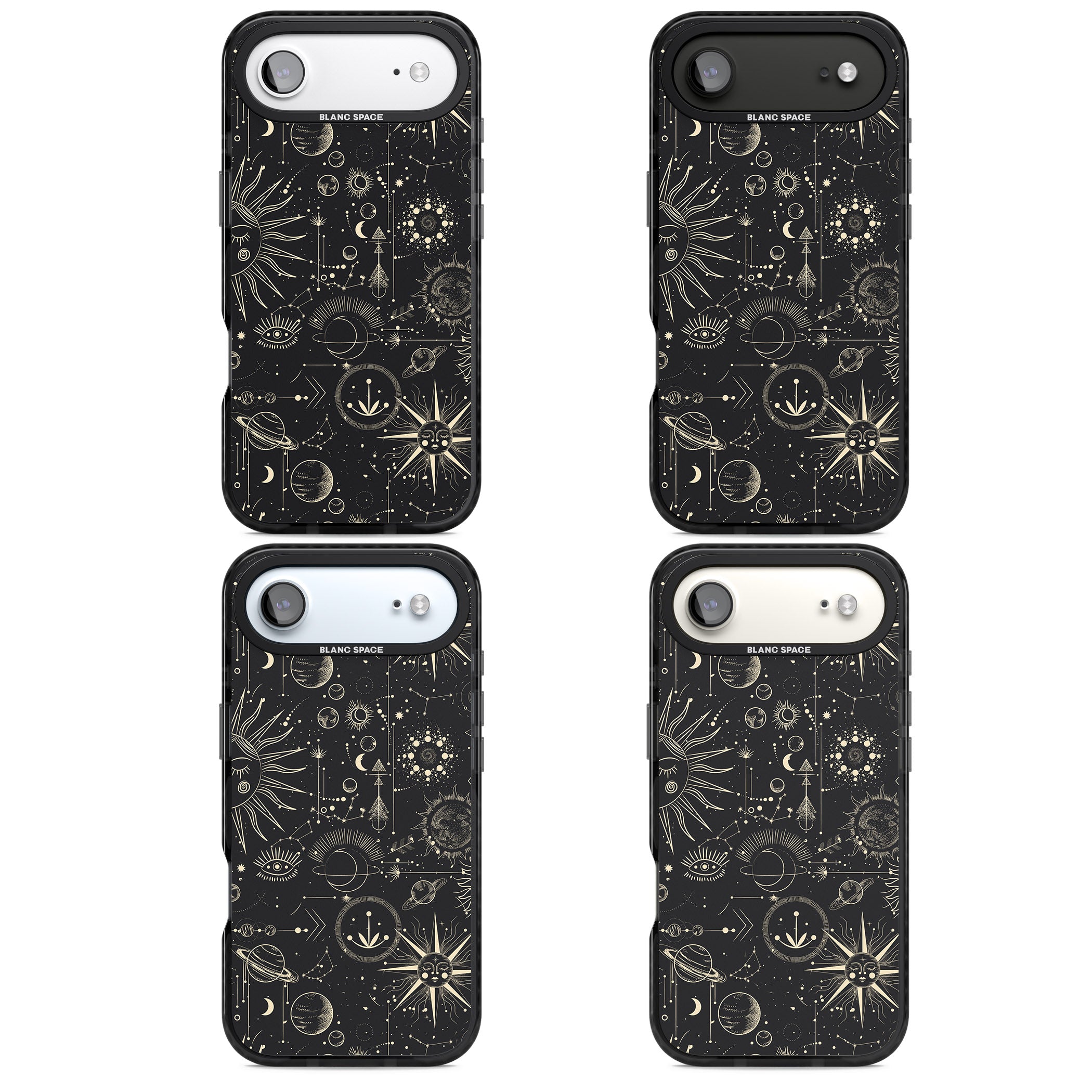 Cosmic Suns And Planets iPhone 17 Air Impact Pro Black Phone Case APT Impact Protection