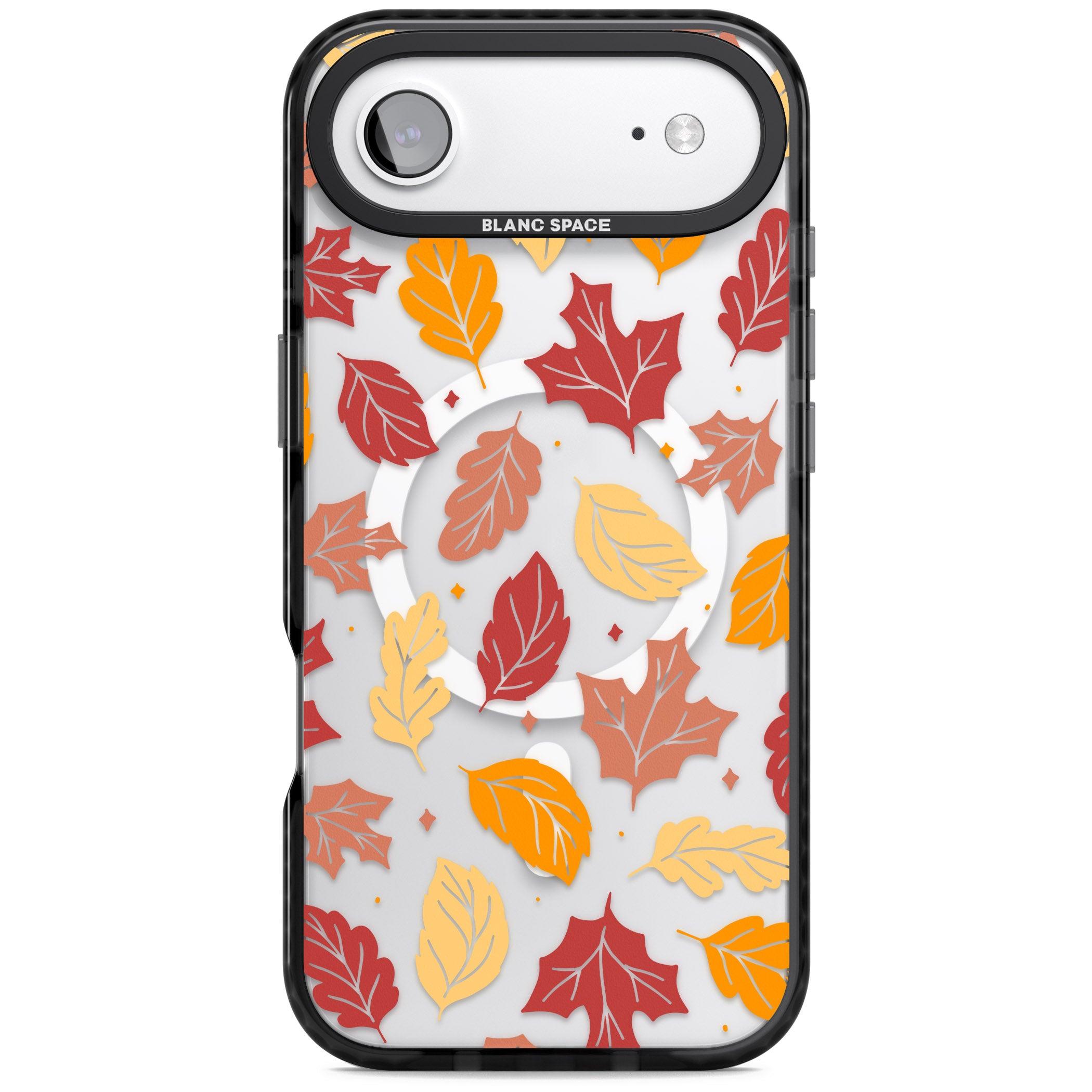 Autumn Leaves iPhone 17 Air Impact Pro Black Phone Case