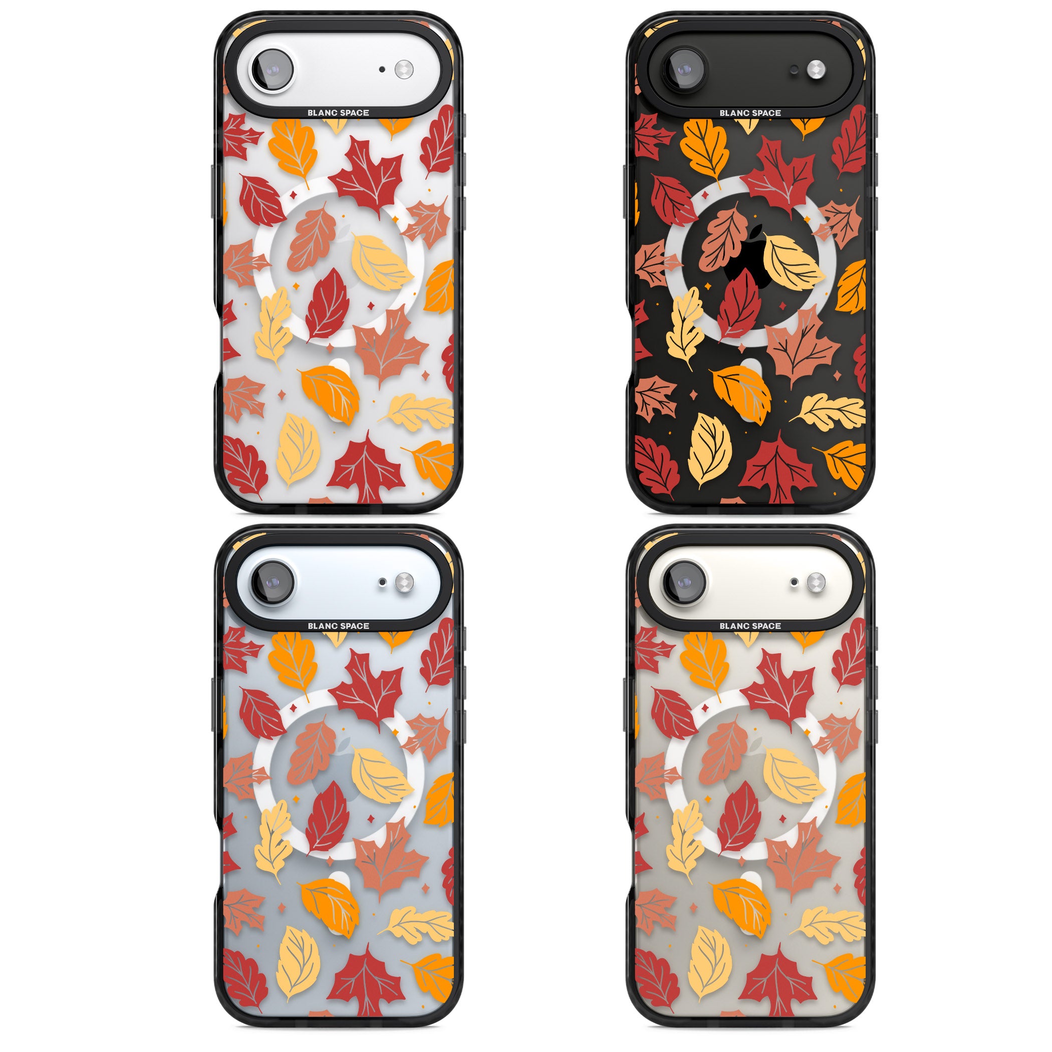 Autumn Leaves iPhone 17 Air Impact Pro Black Phone Case APT Impact Protection