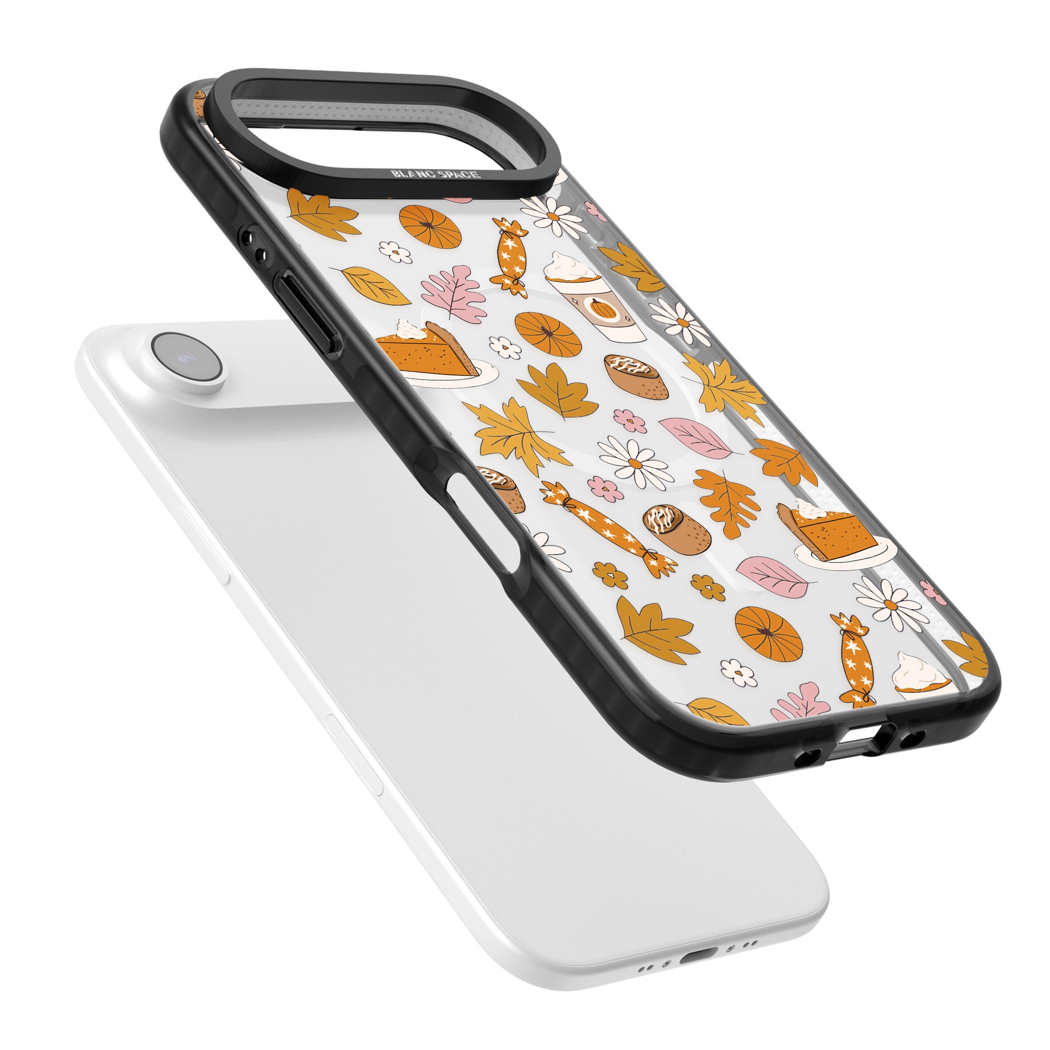 Pumpkin Spice iPhone 17 Air Impact Pro Black Phone Case Colours