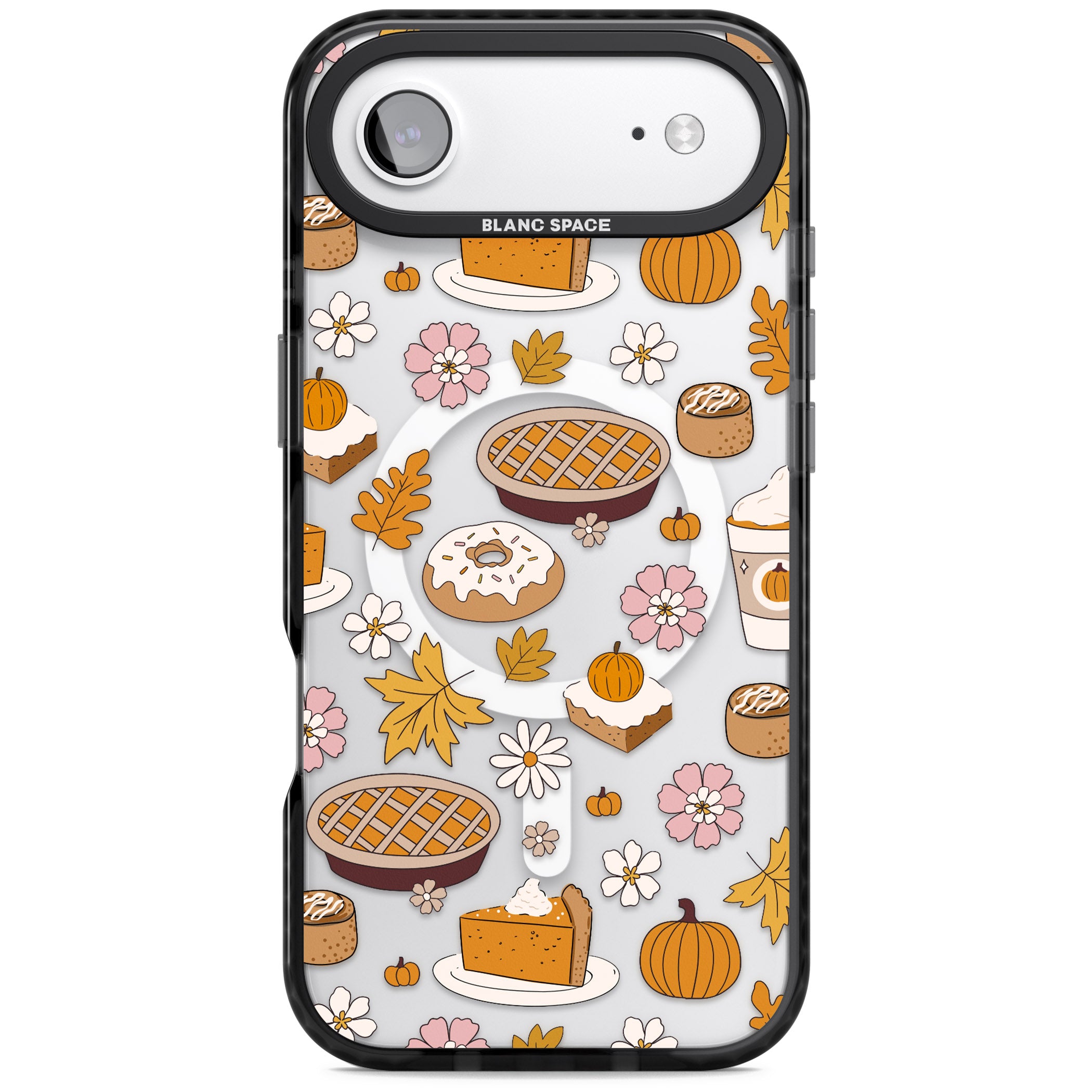 Pumpkin Pie Autumn Treats iPhone 17 Air Impact Pro Black Phone Case