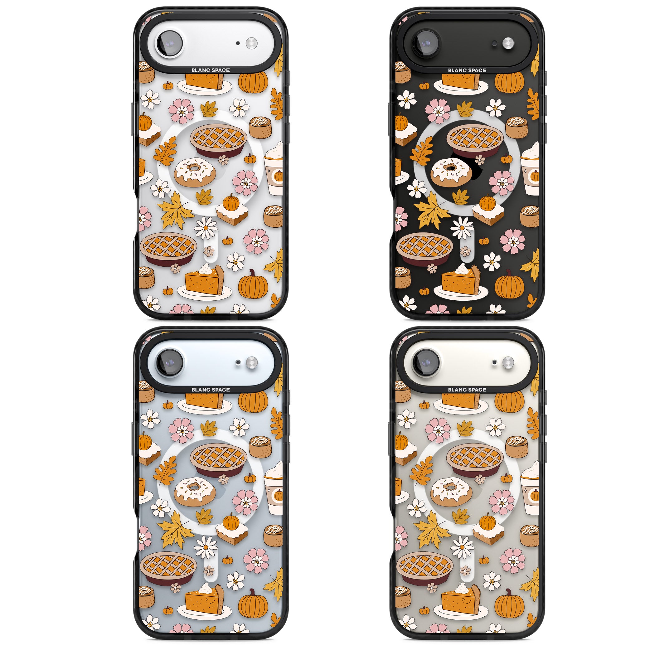 Pumpkin Pie Autumn Treats iPhone 17 Air Impact Pro Black Phone Case APT Impact Protection