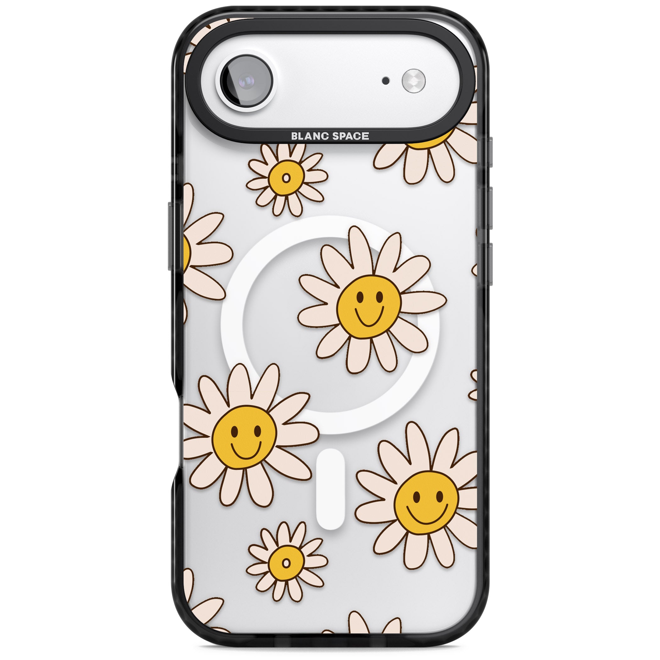 Daisy Faces iPhone 17 Air Impact Pro Black Phone Case