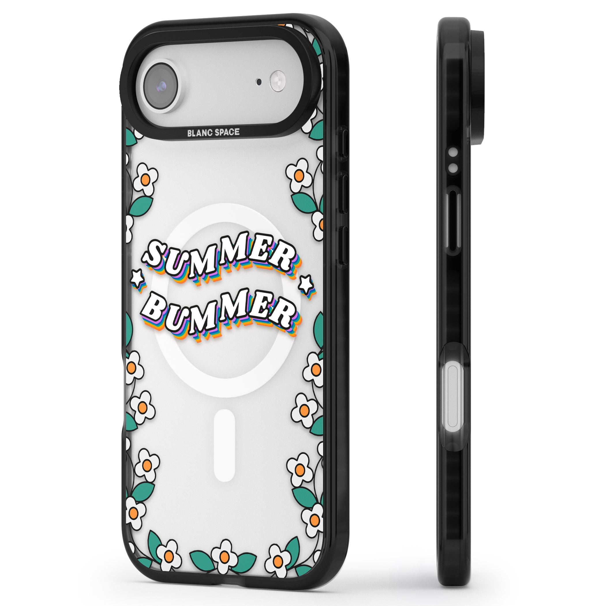 Summer Bummer iPhone 17 Air Impact Pro Black Phone Case Side Profile