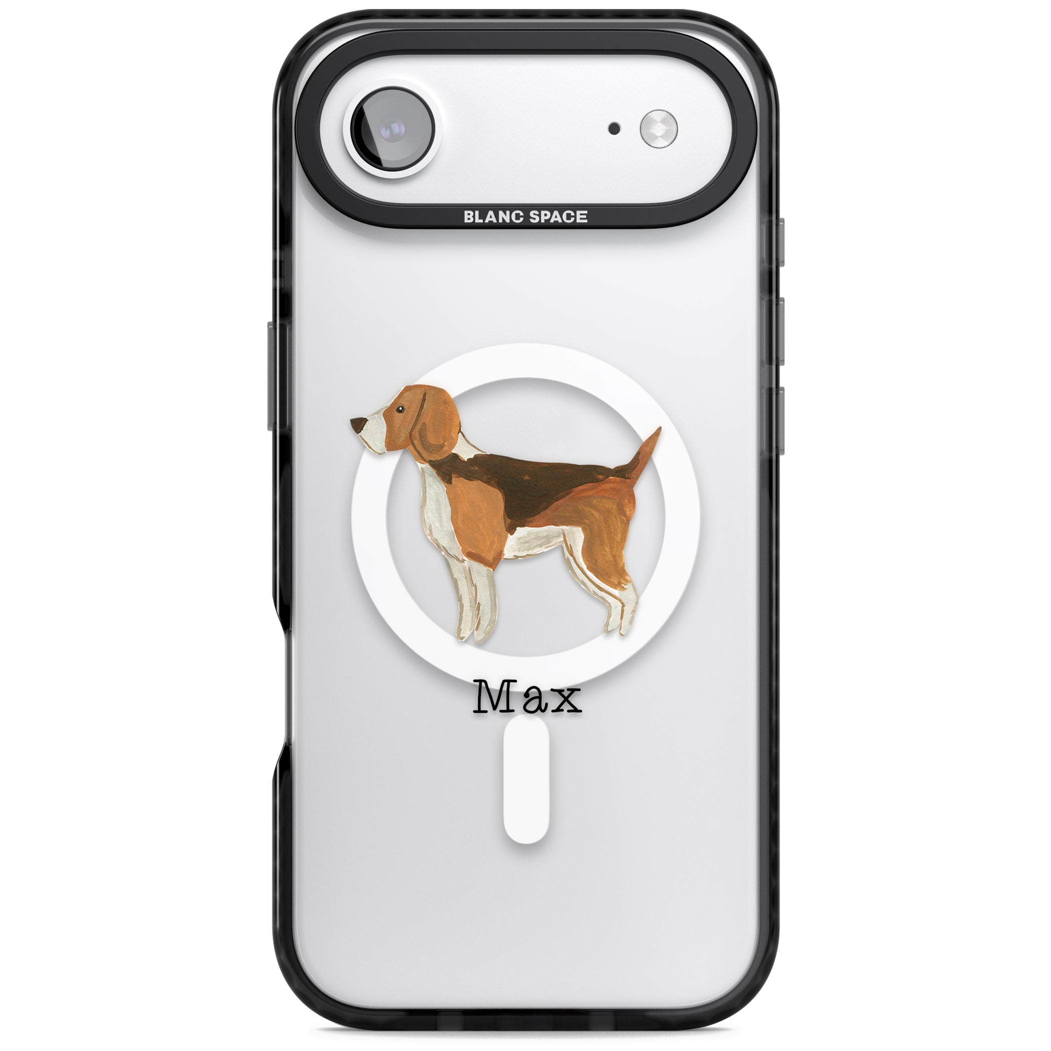 Personalised Beagle iPhone 17 Air Impact Pro Black Phone Case