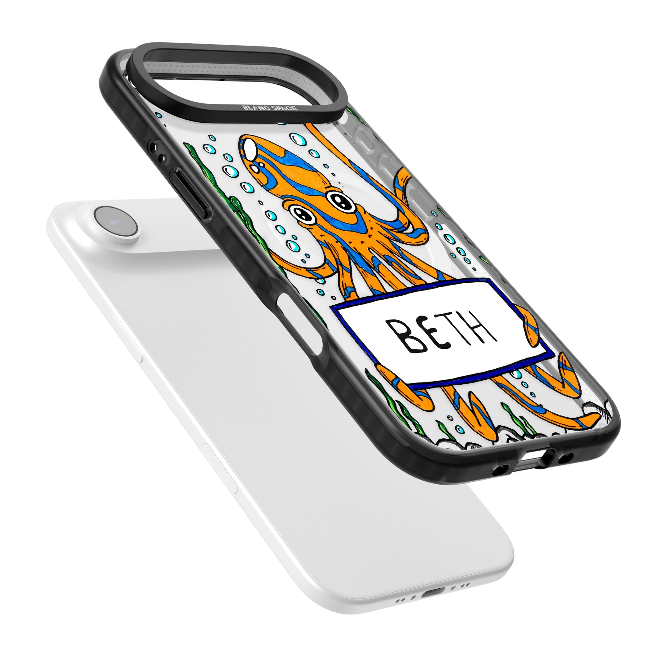 Personalised Octo iPhone 17 Air Impact Pro Black Phone Case Colours