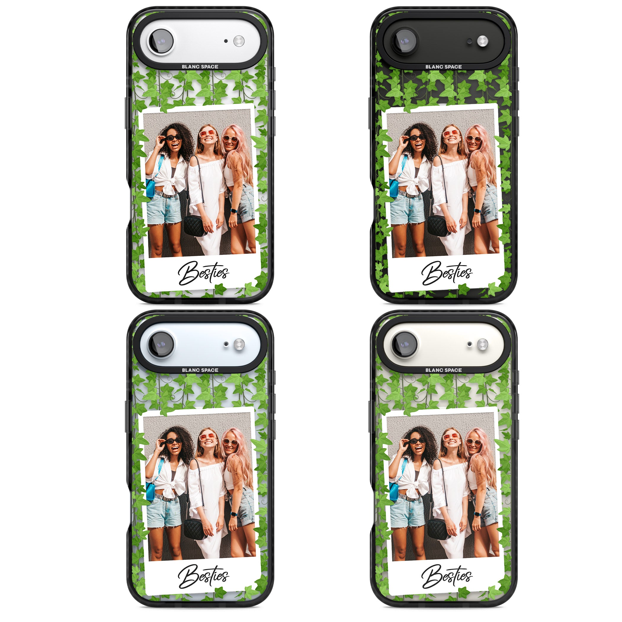 Personalised Ivy Vine Instant Photo iPhone 17 Air Impact Pro Black Phone Case APT Impact Protection